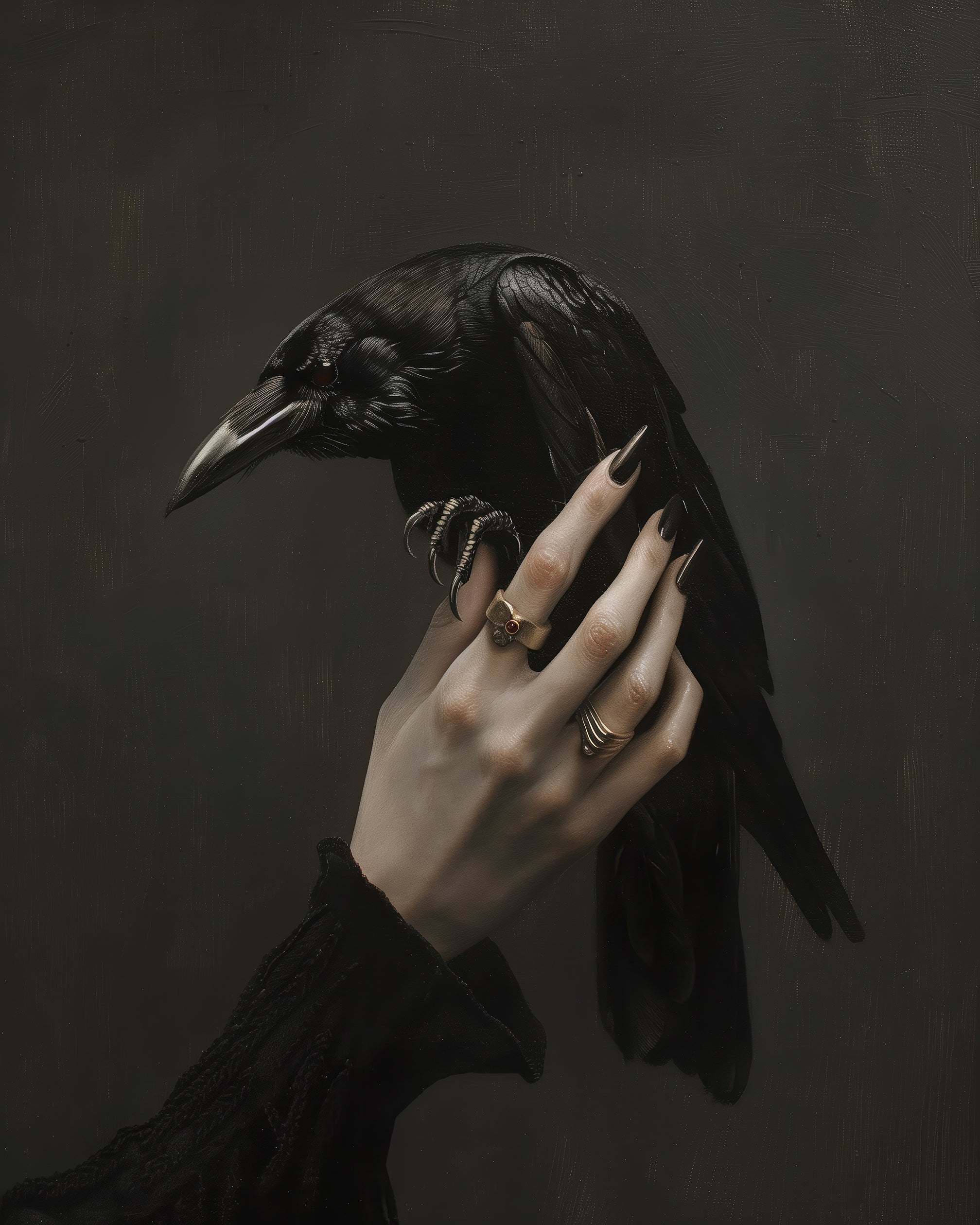 Dark Raven Wall Art