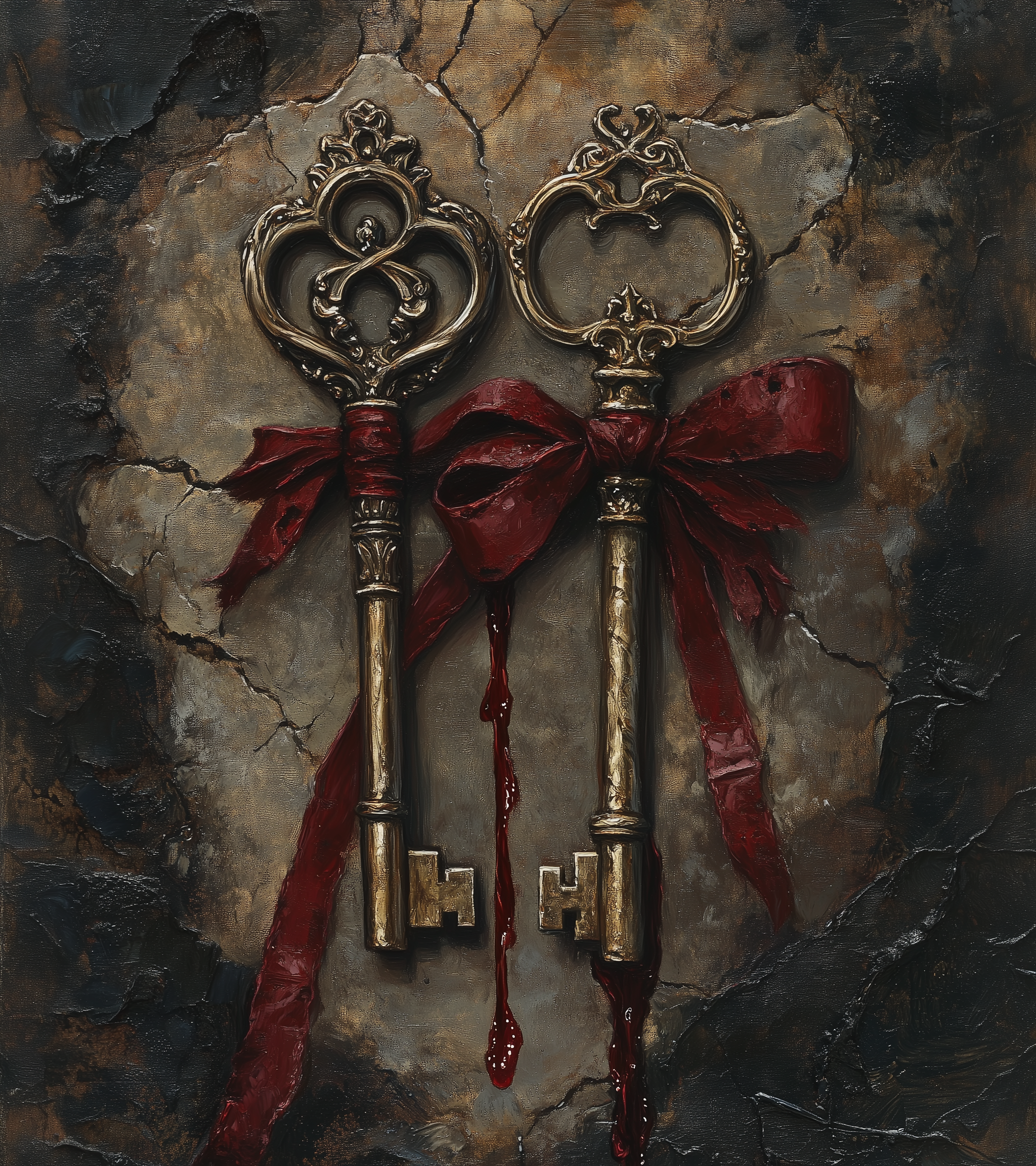 Goth Couples Wall Art