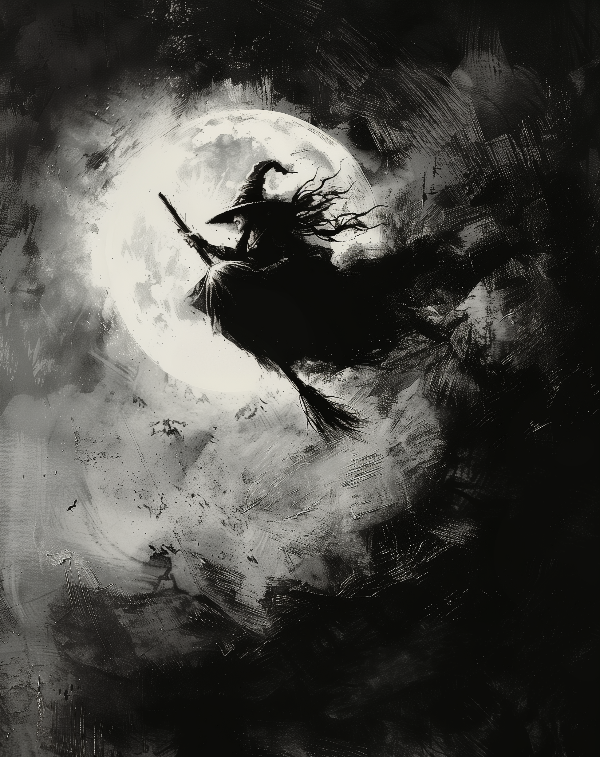 Gothic Witch Wall Art