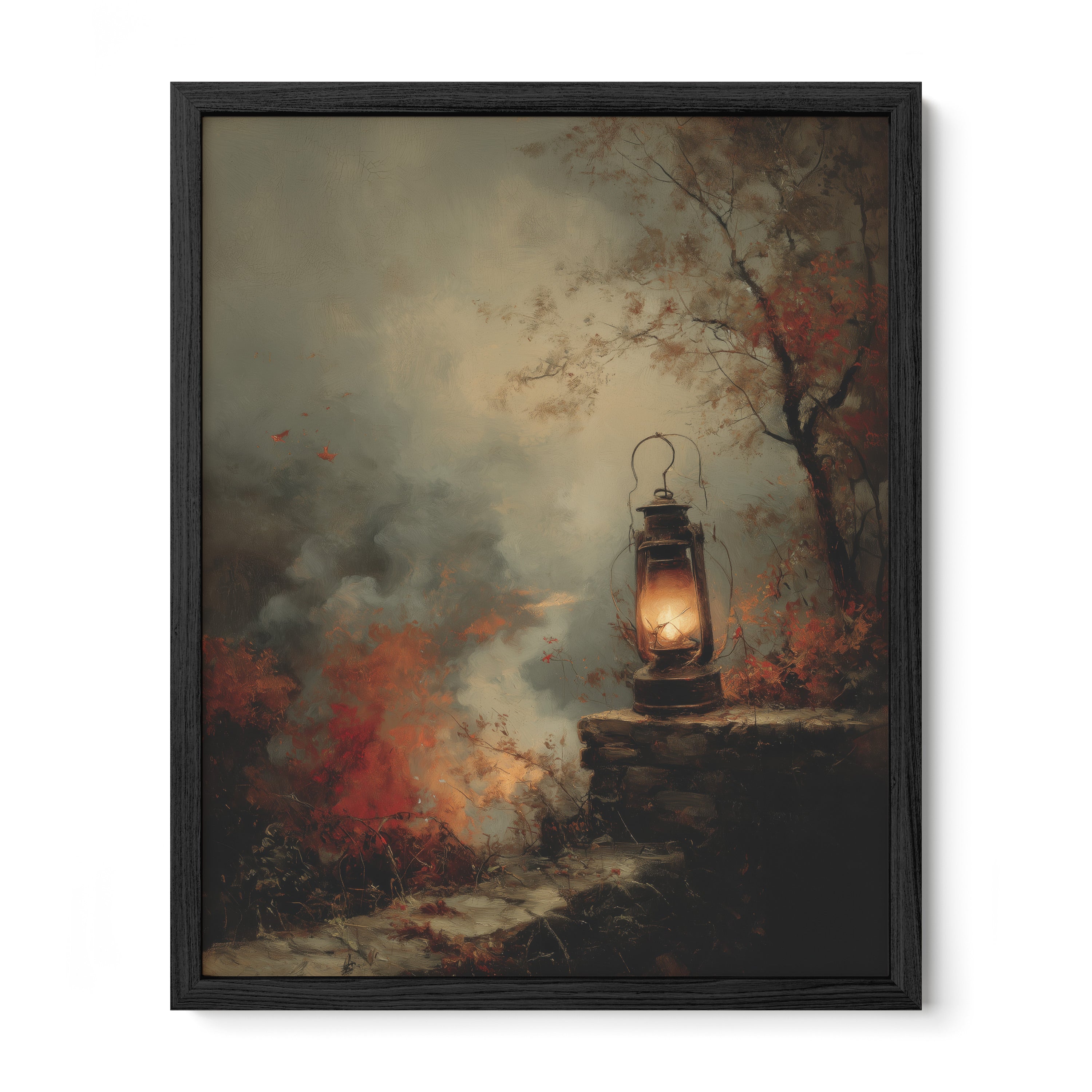 Lantern in Autumn Smoke