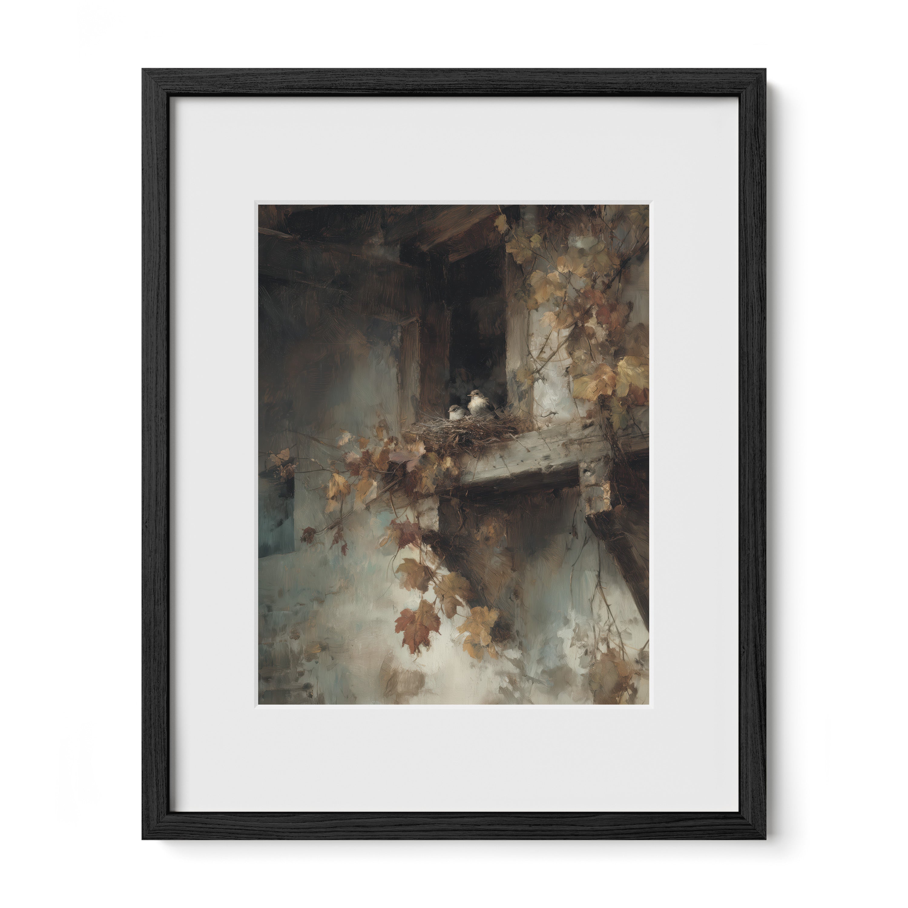 Crumbling Balcony Stillness