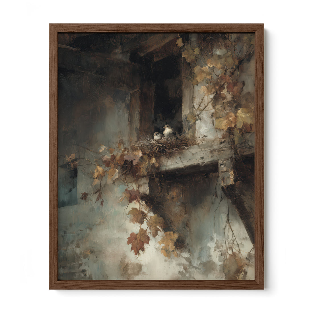 Crumbling Balcony Stillness