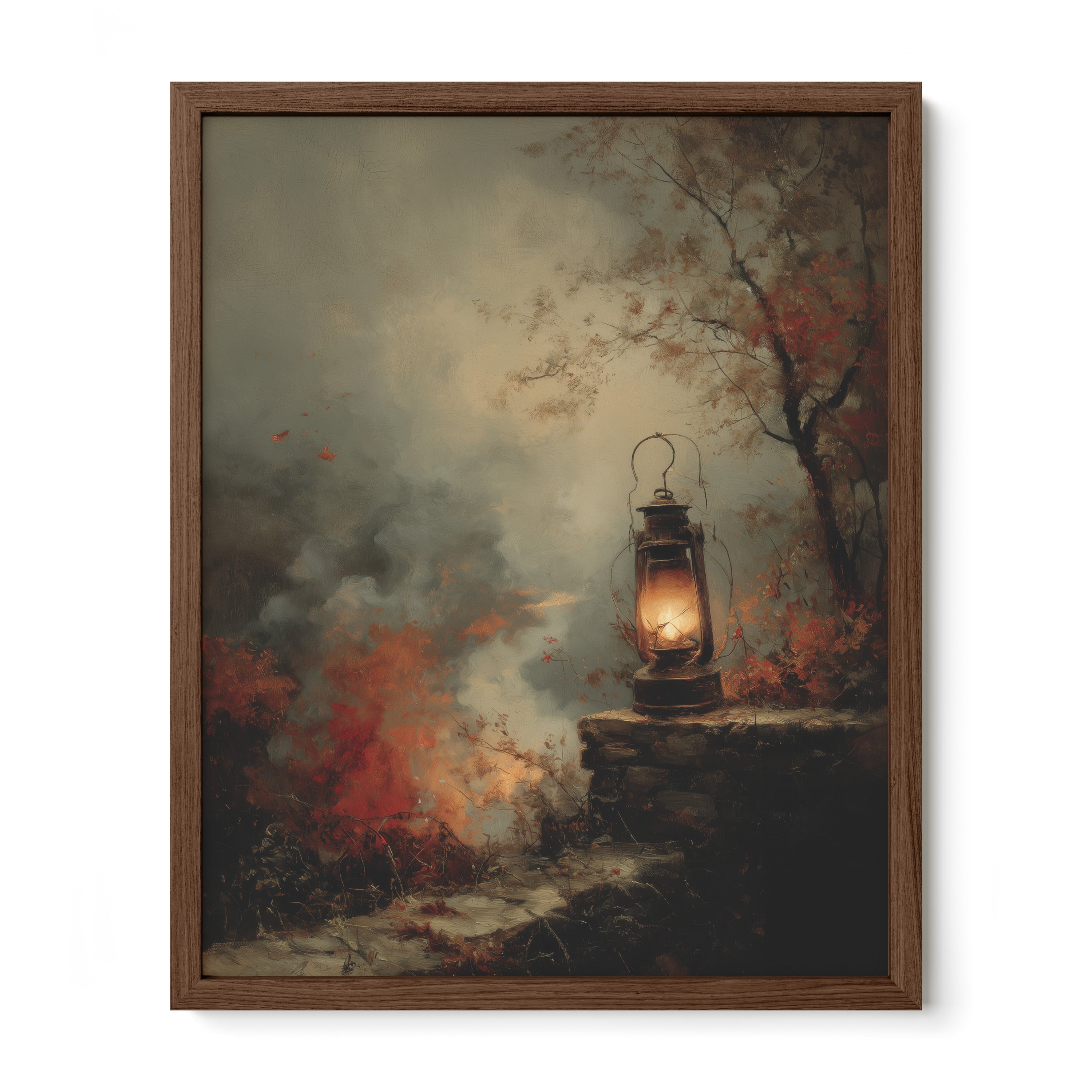 Lantern in Autumn Smoke