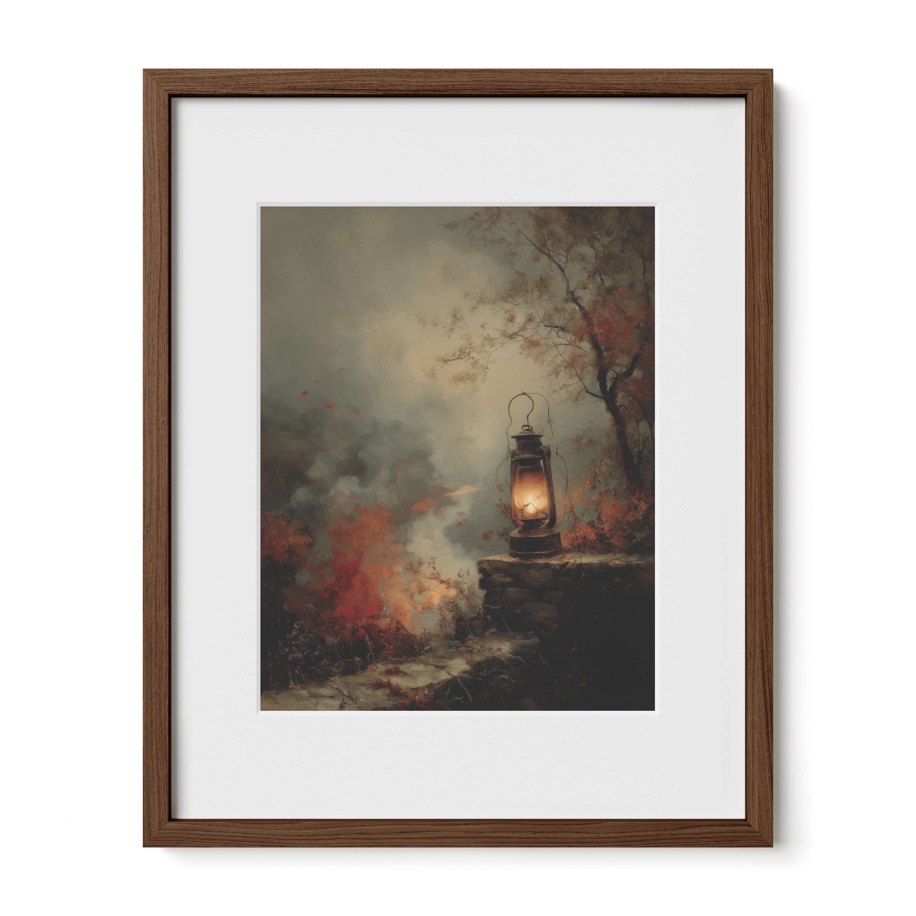 Lantern in Autumn Smoke