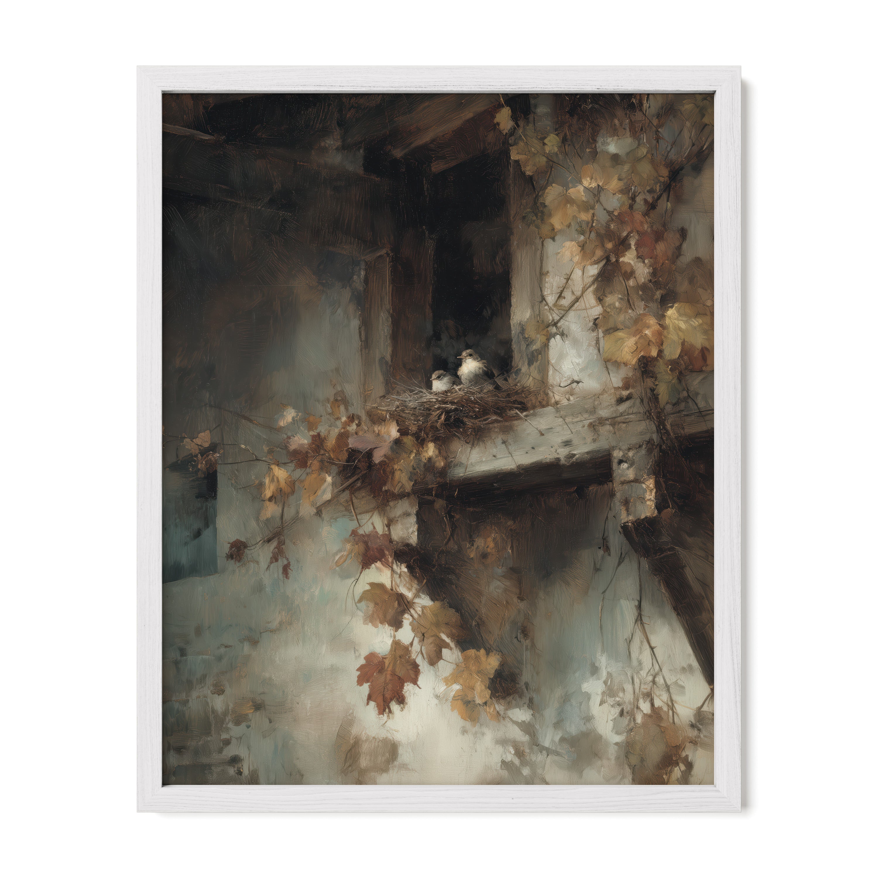 Crumbling Balcony Stillness