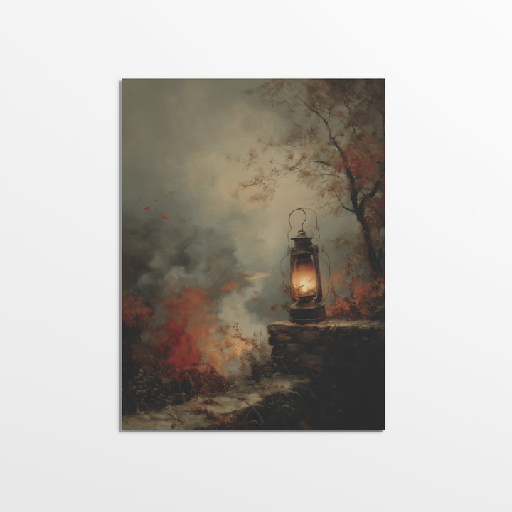 Lantern in Autumn Smoke