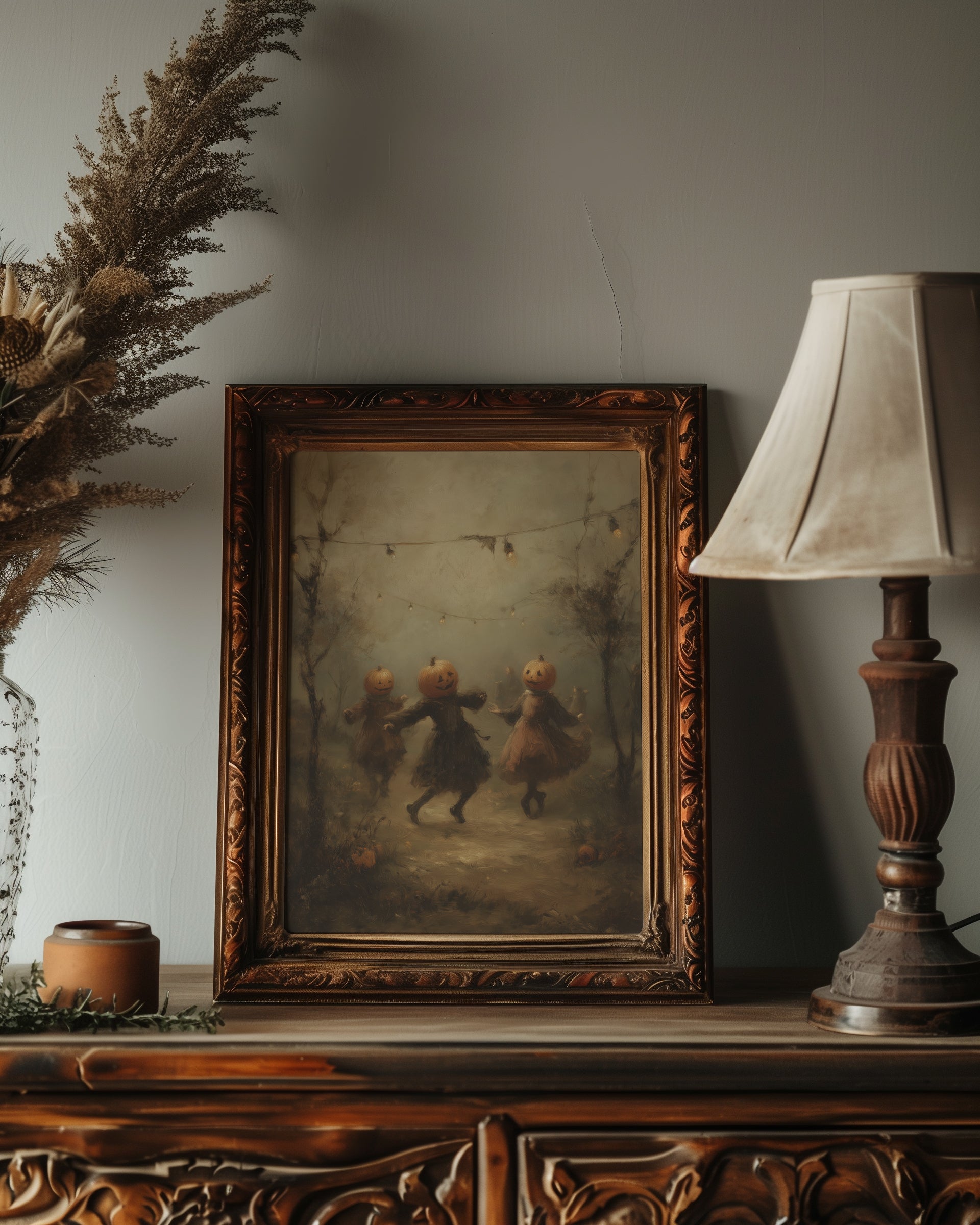 Pumpkin Dance at Dusk