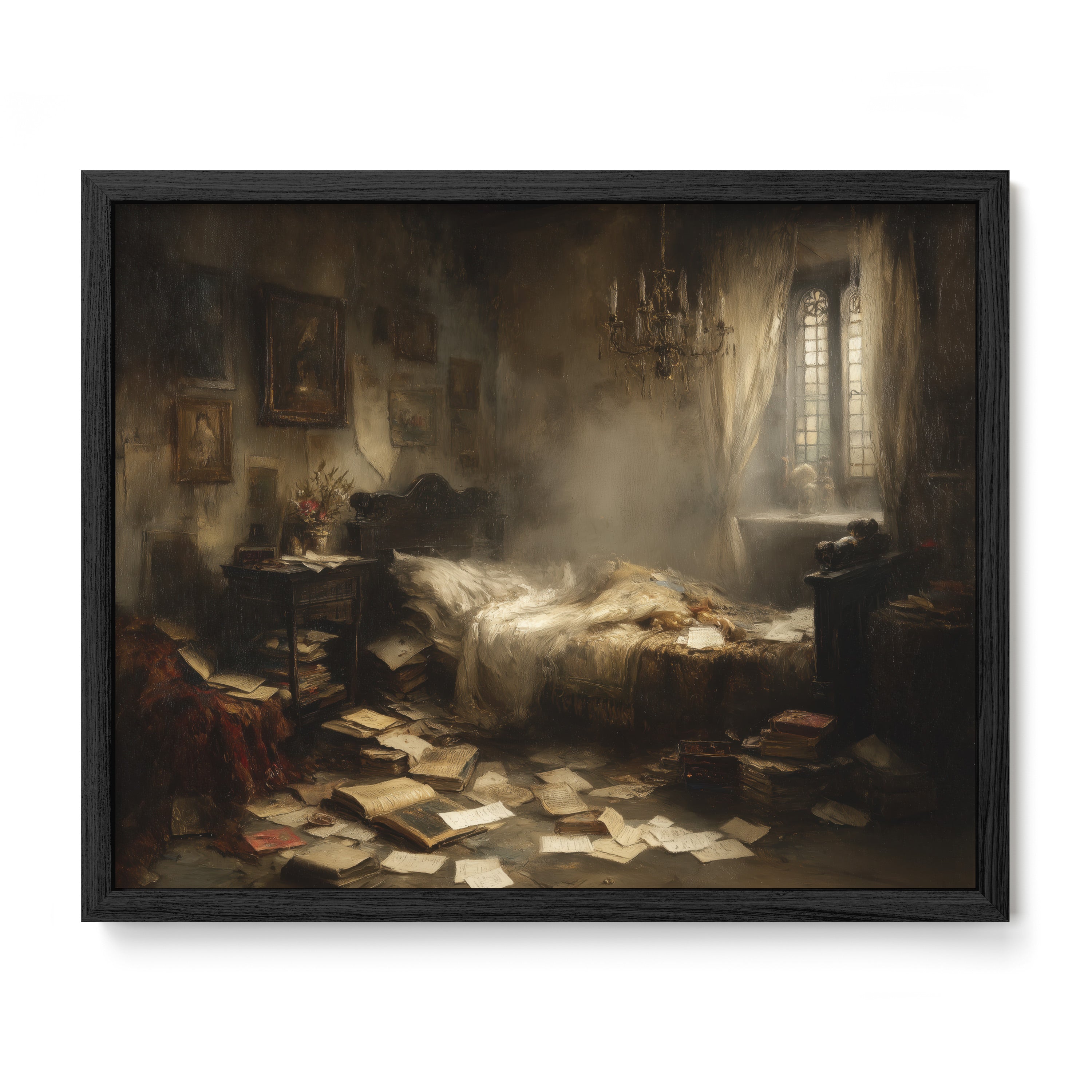 Disheveled Mourning Room