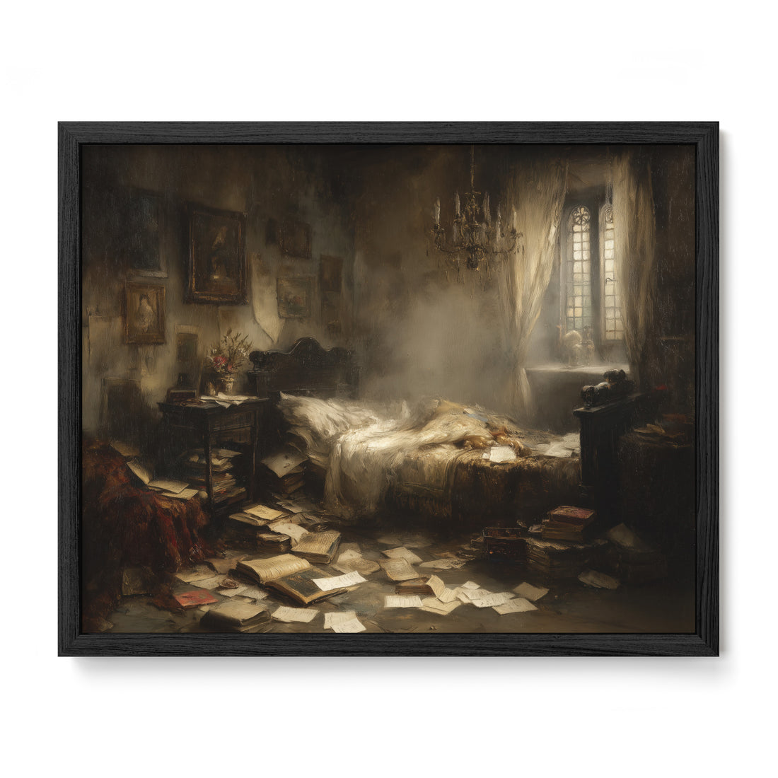 Disheveled Mourning Room