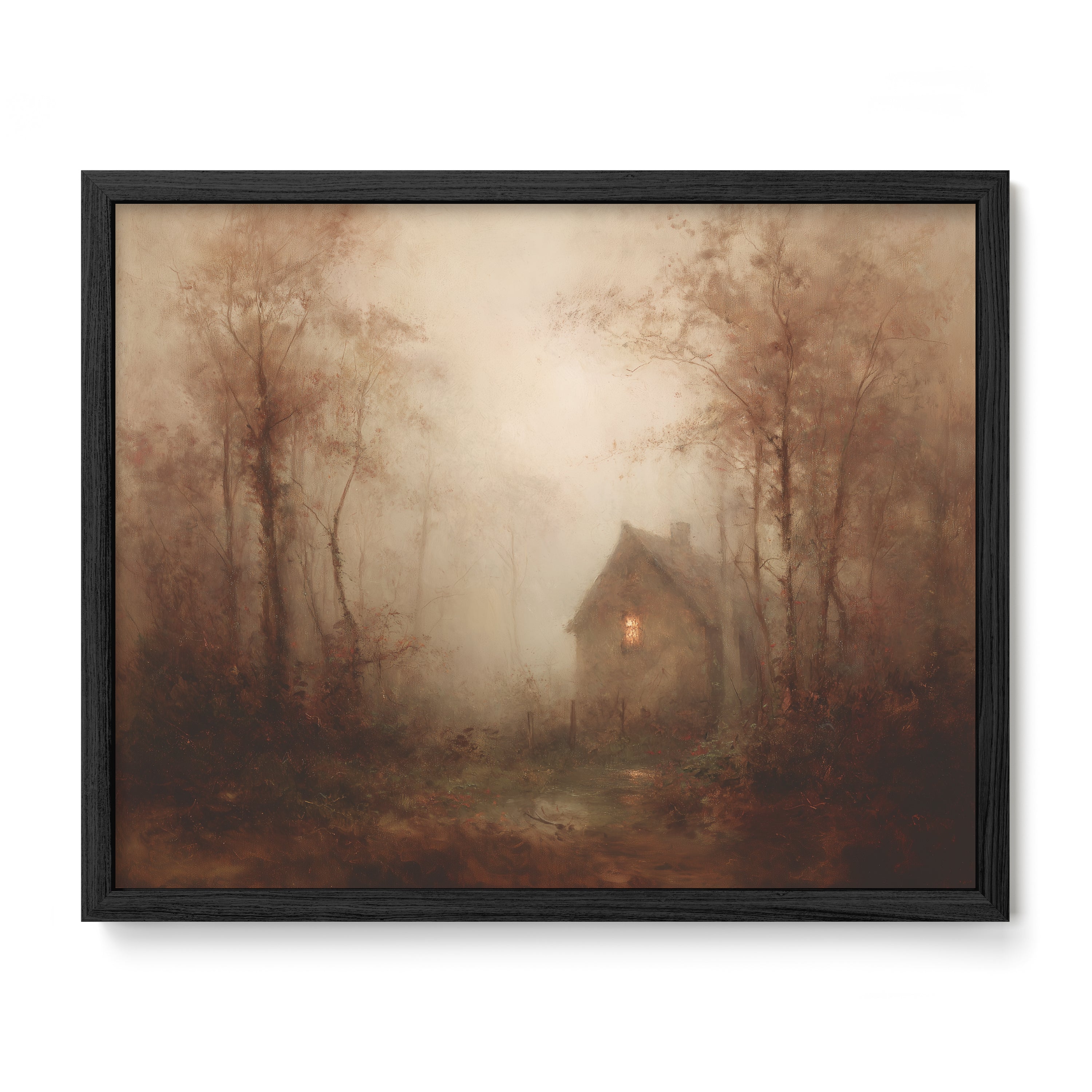 Light in the Foggy Pines