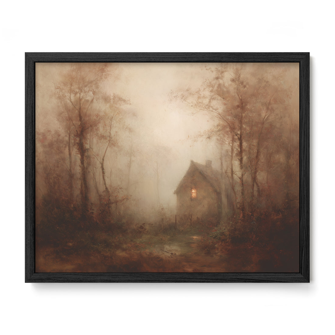 Light in the Foggy Pines