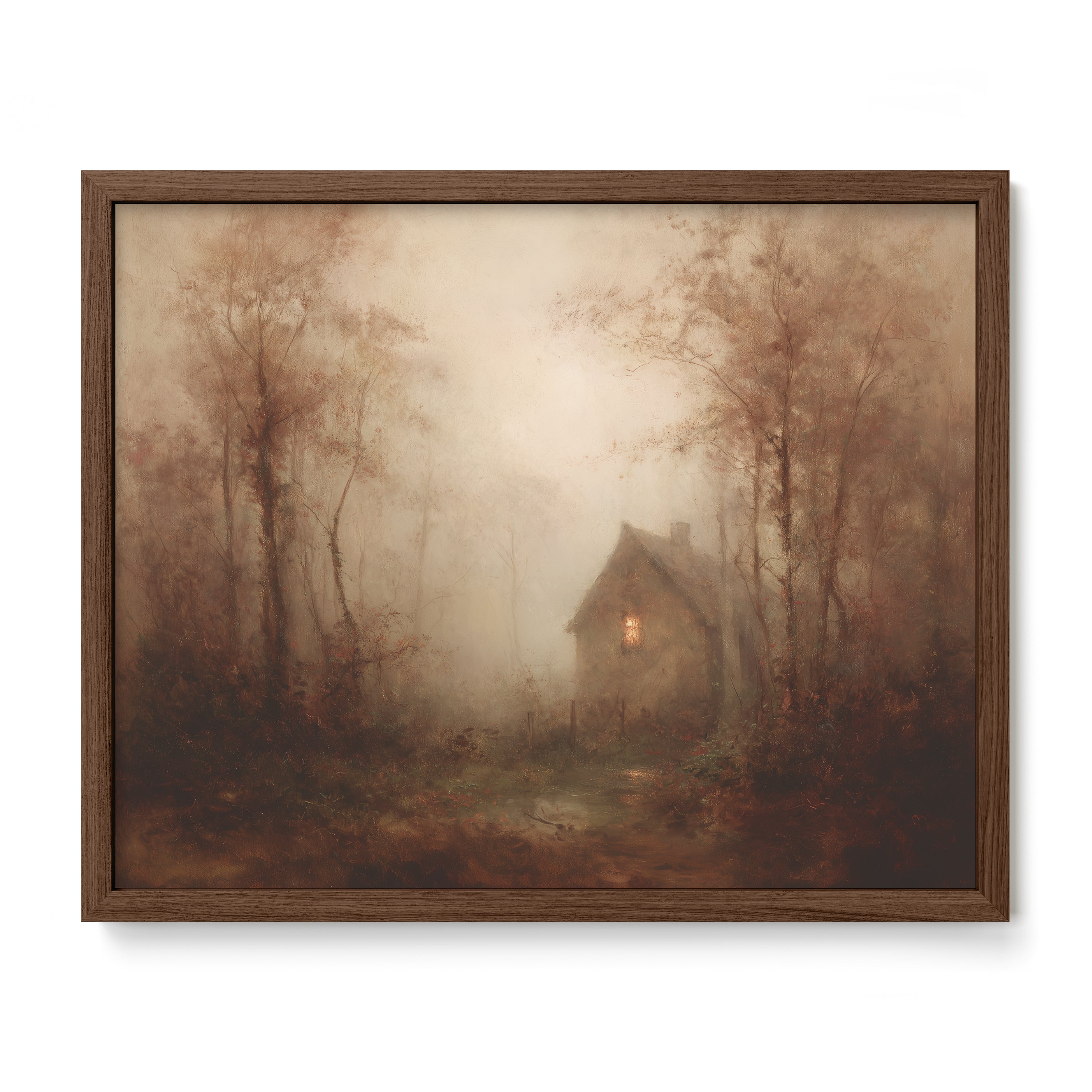 Light in the Foggy Pines