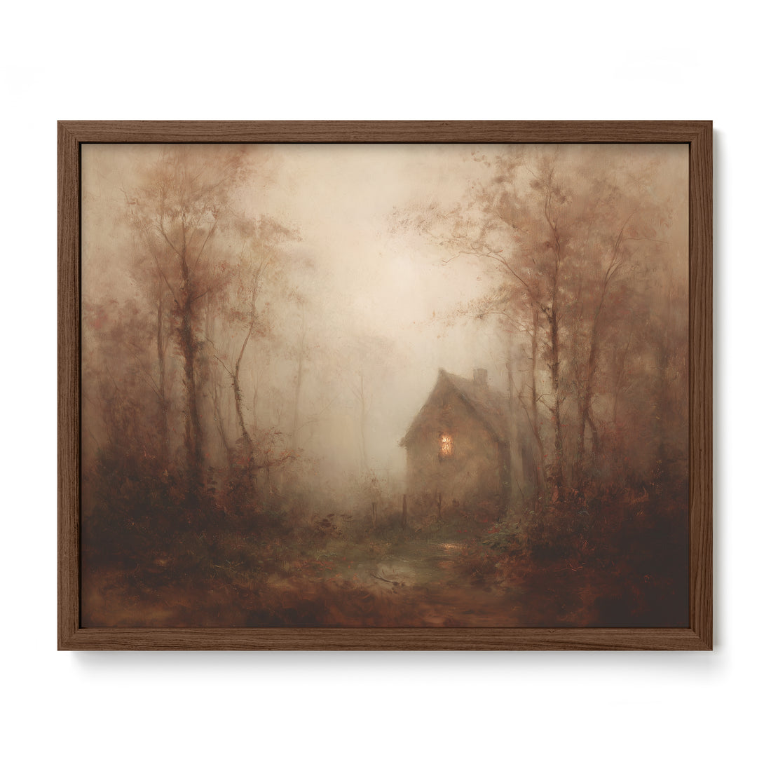 Light in the Foggy Pines