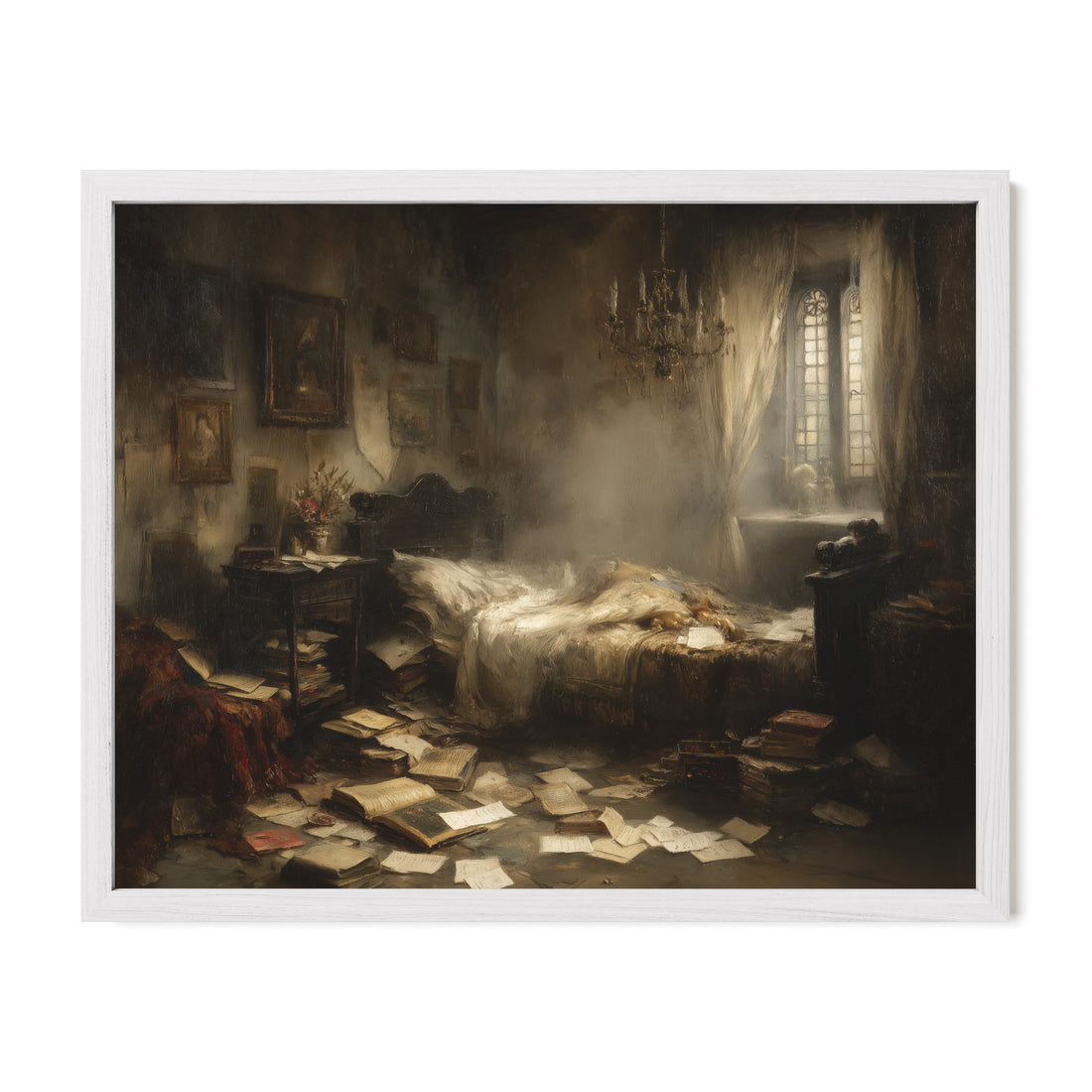 Disheveled Mourning Room