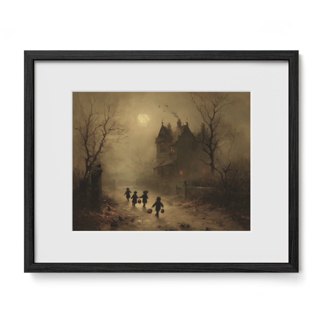 Children Walking Toward Manor