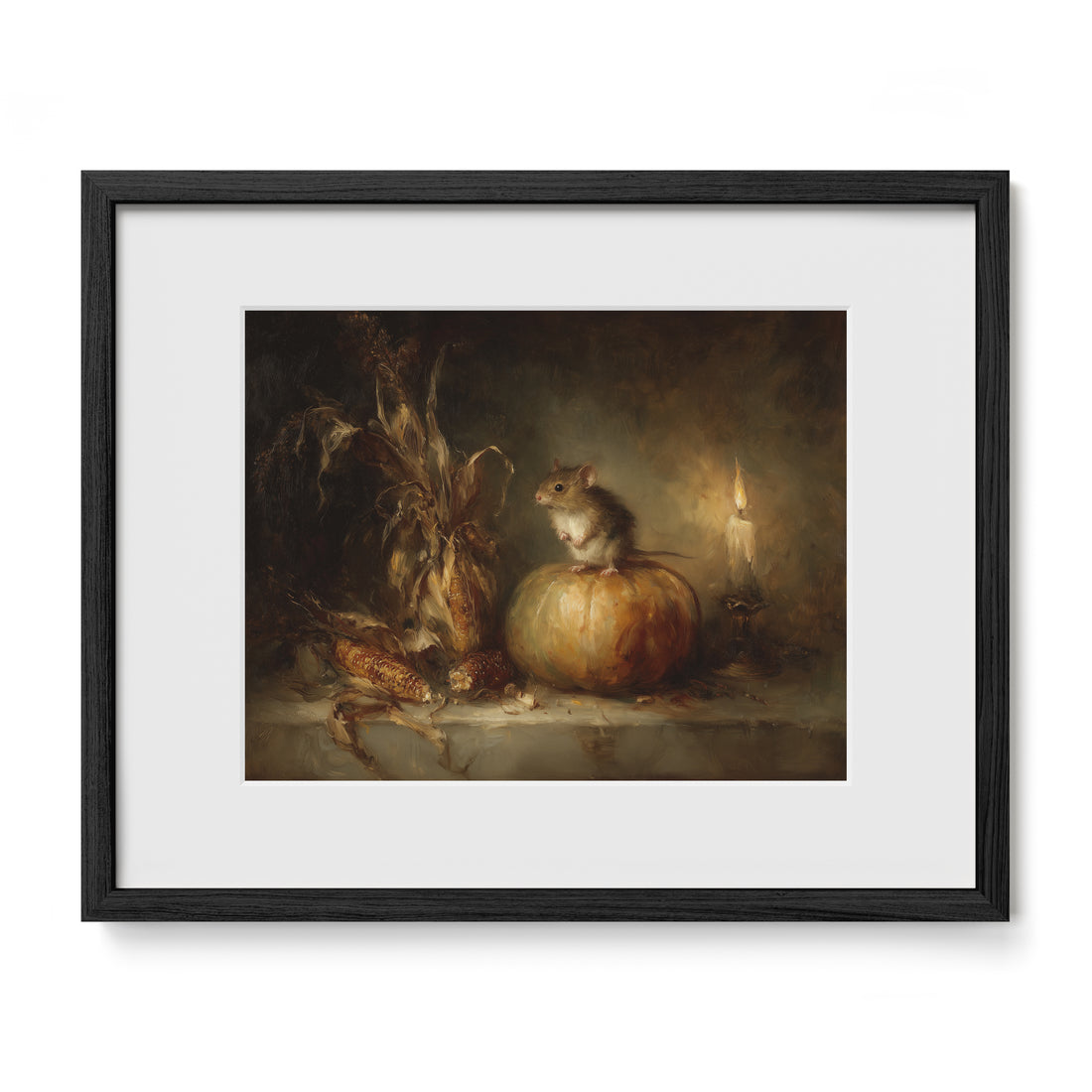 Pumpkin Mouse and Corn