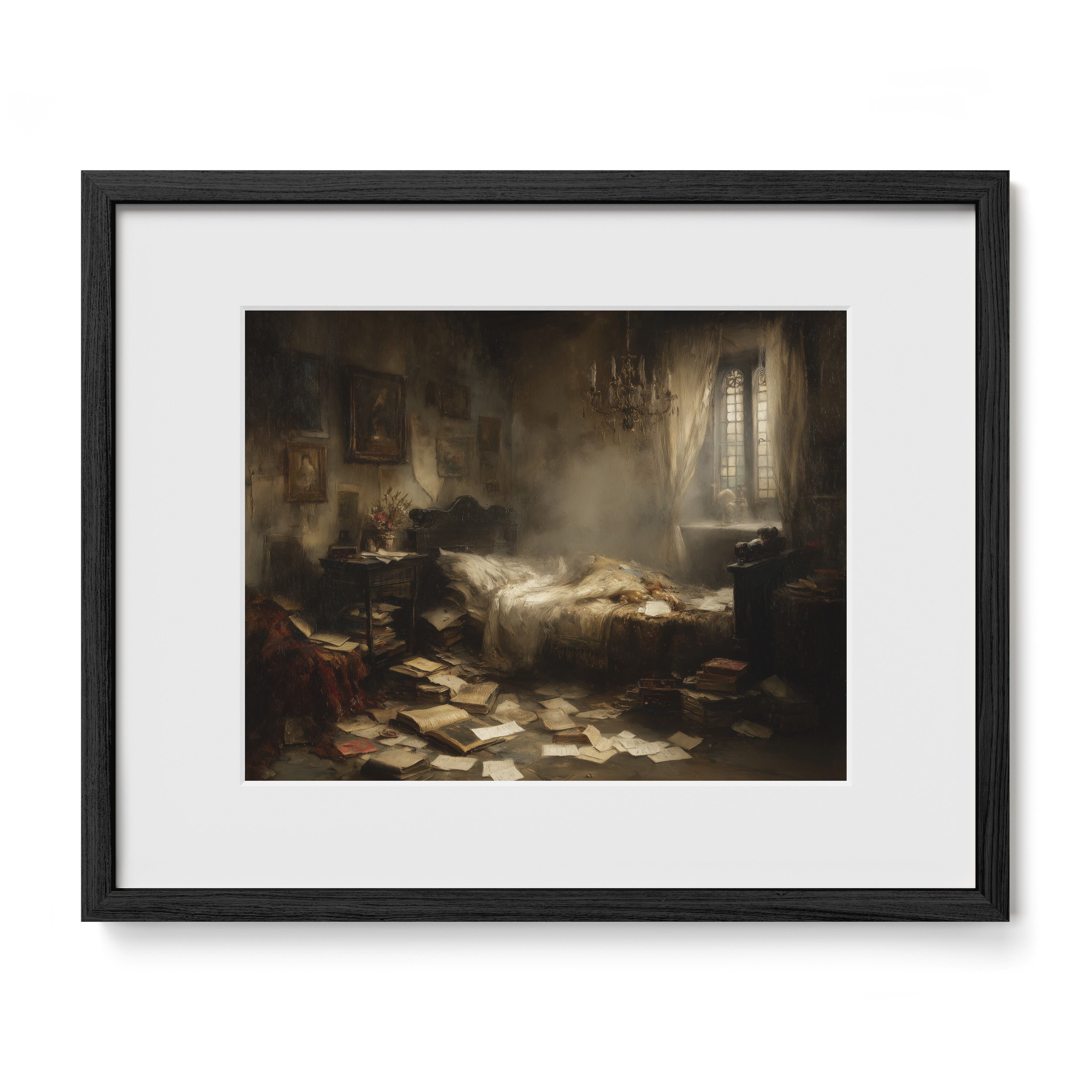 Disheveled Mourning Room