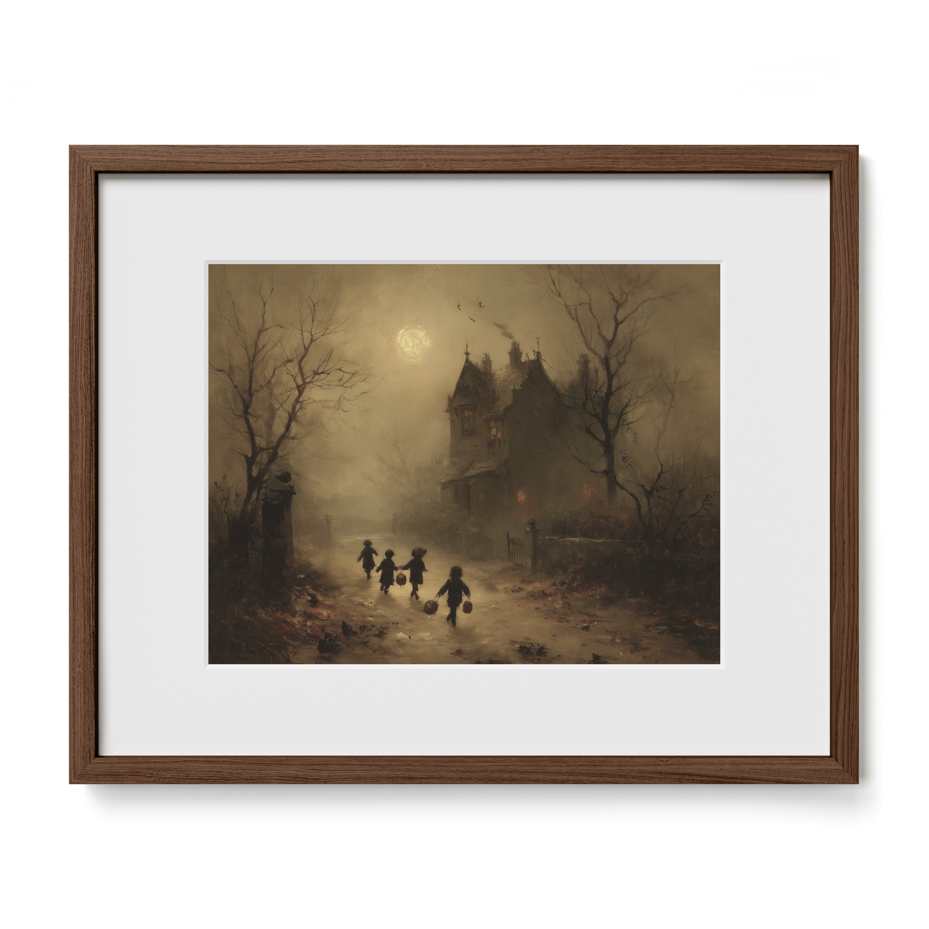 Children Walking Toward Manor