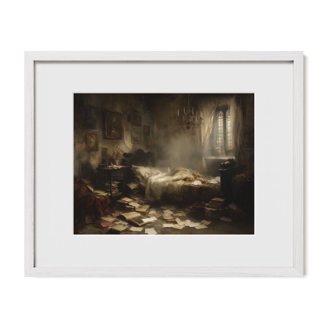 Disheveled Mourning Room