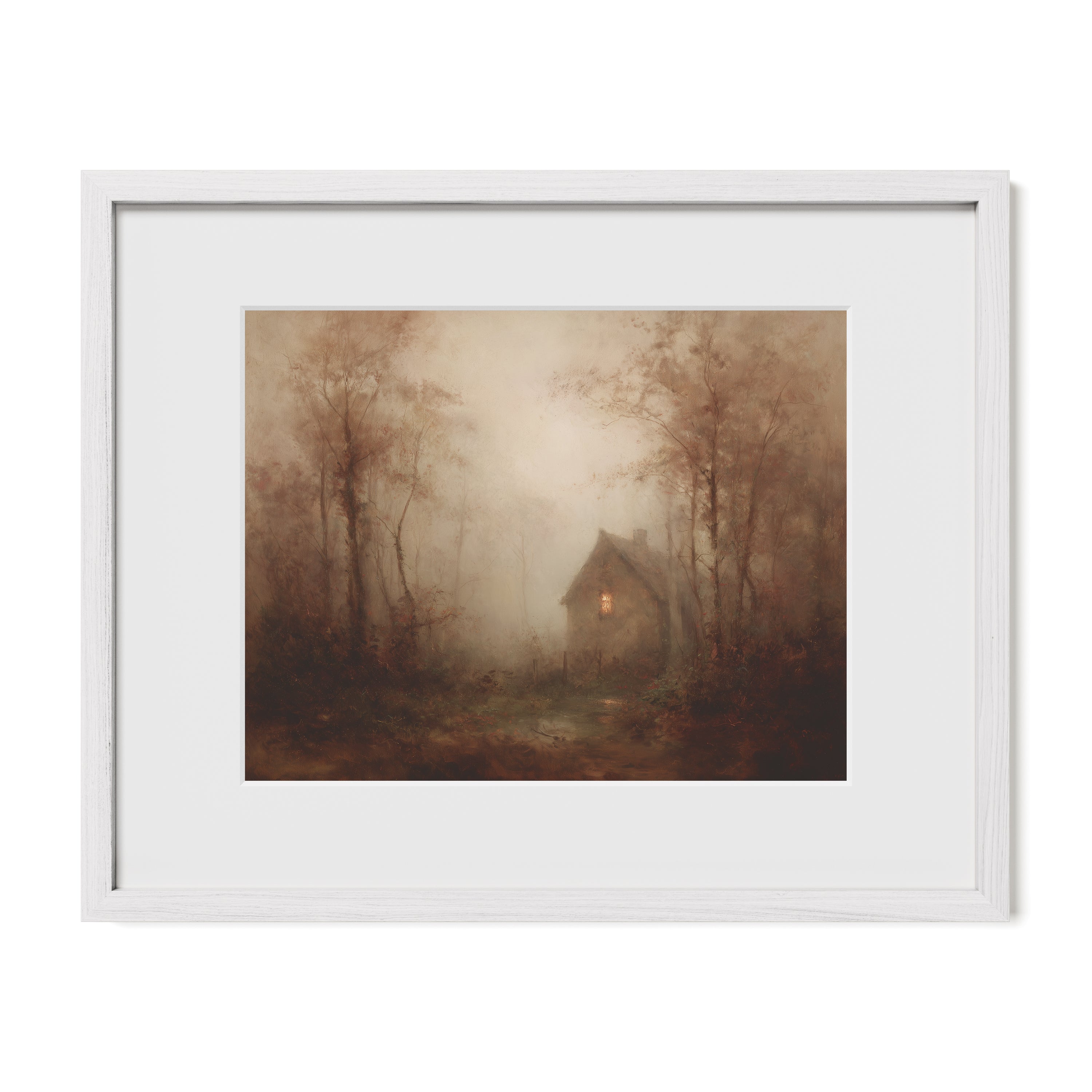 Light in the Foggy Pines