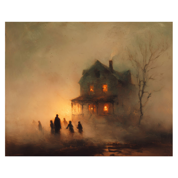 Haunted House In Fog
