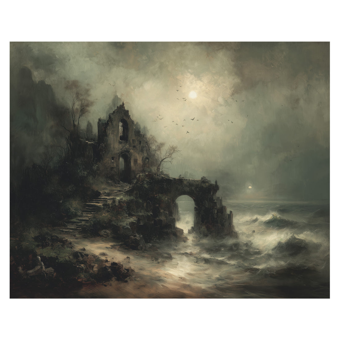 Ruined Church by the Sea