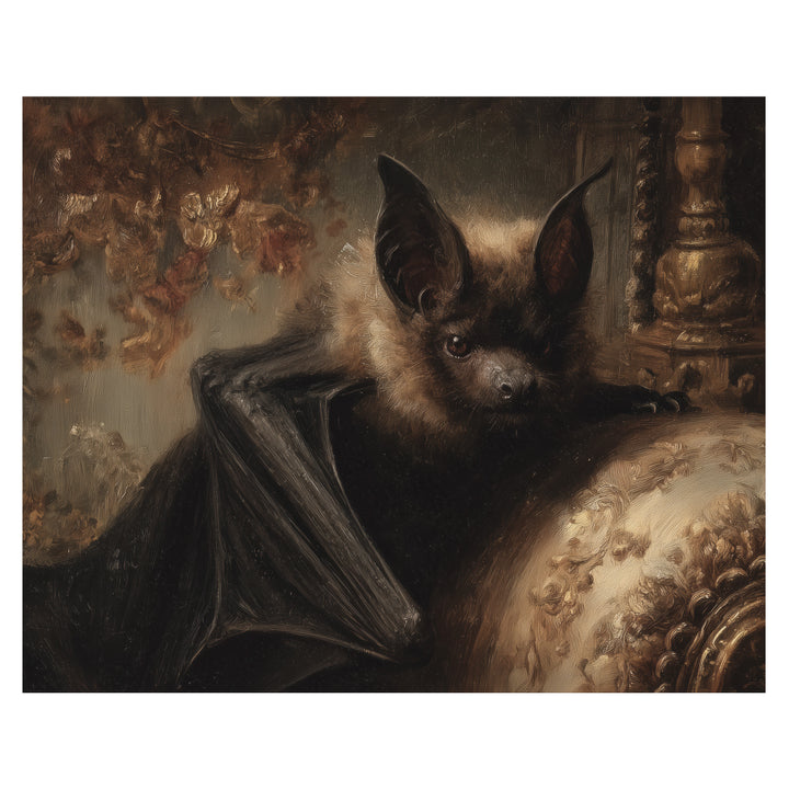 Bat Resting on Chair