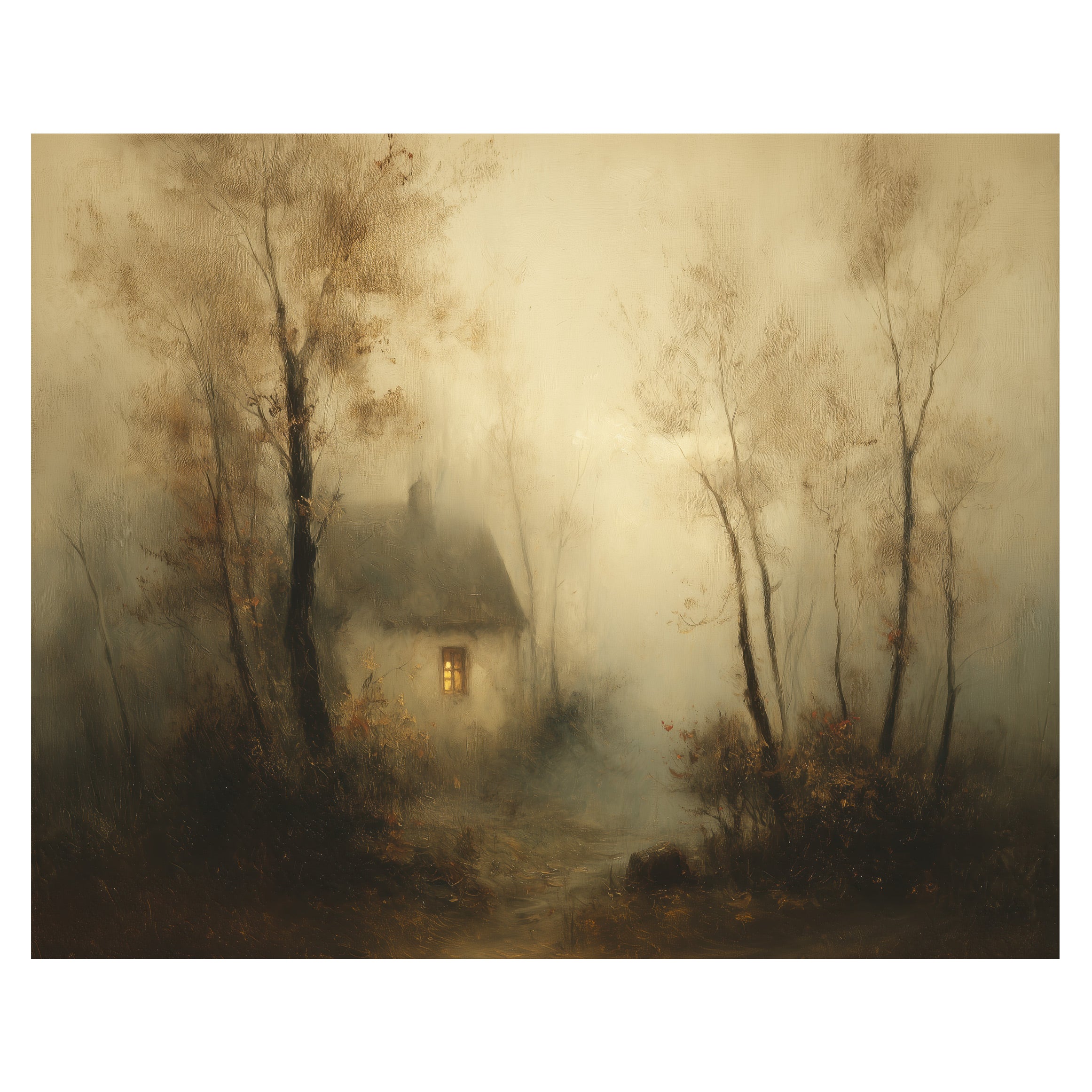 Fog House in Woodland