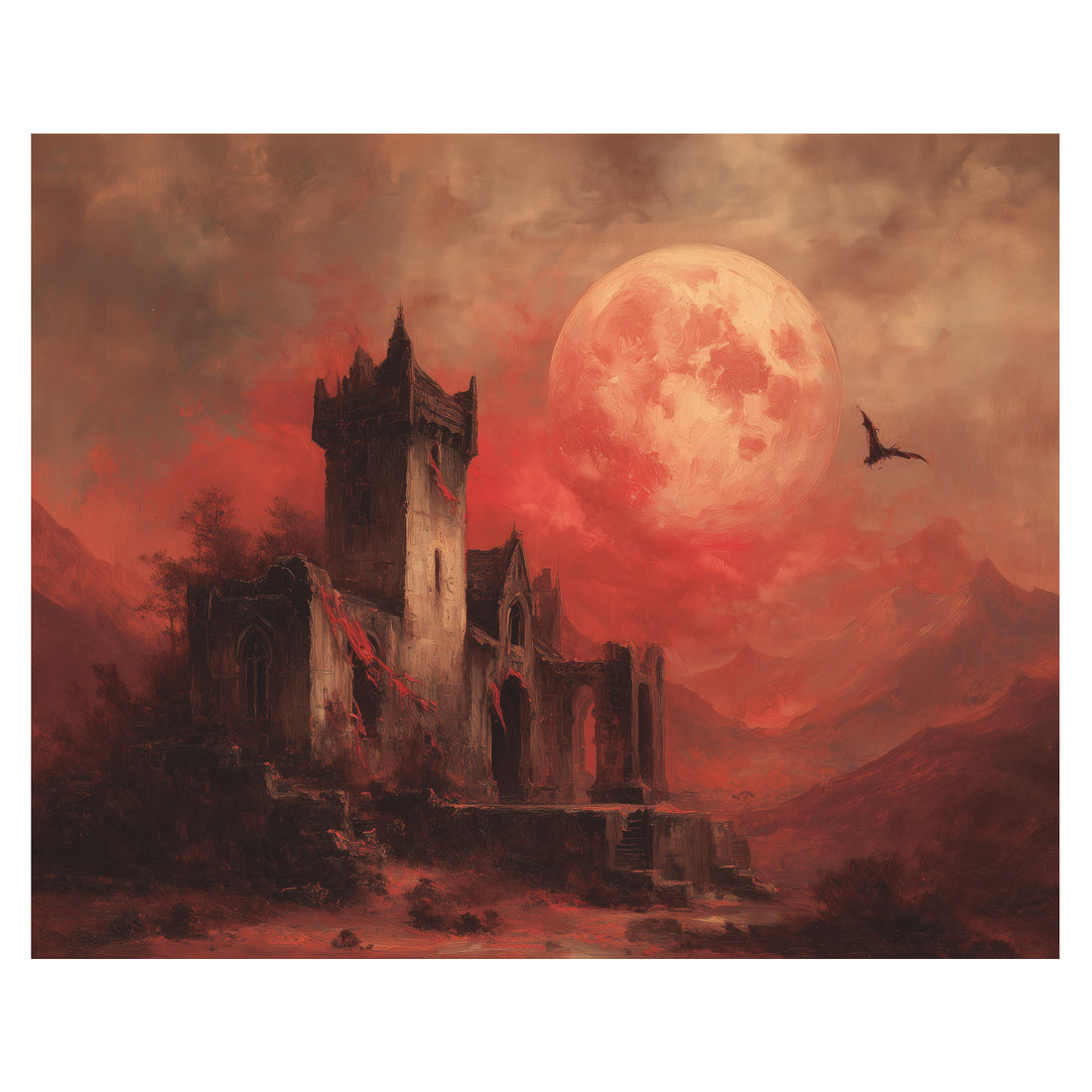 Castle Under Red Moon