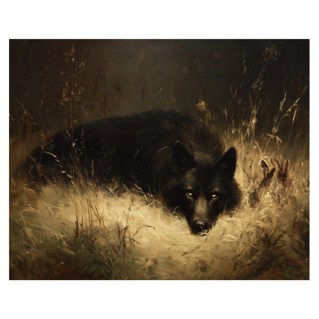 Wolf In Straw