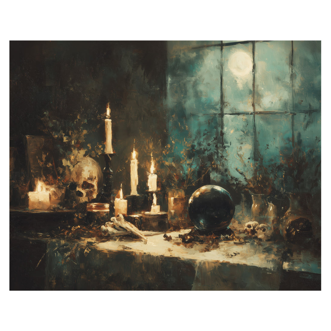 Seer’s Table With Candles