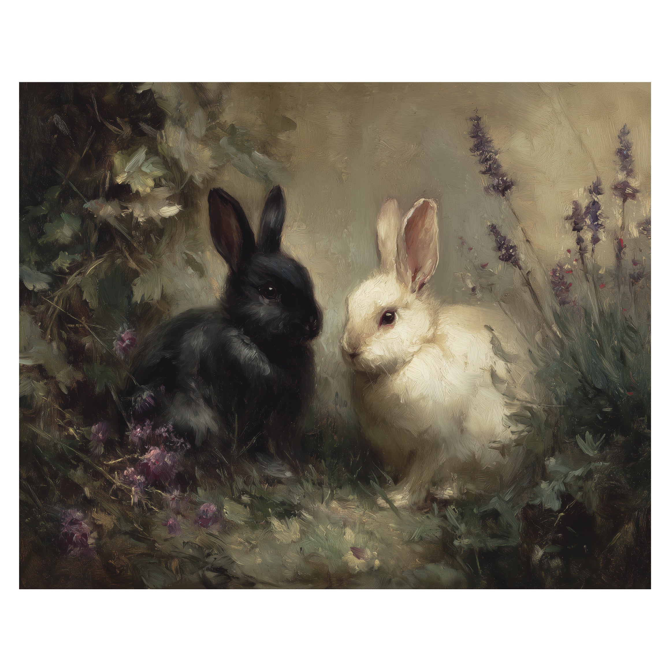 Black And White Rabbits