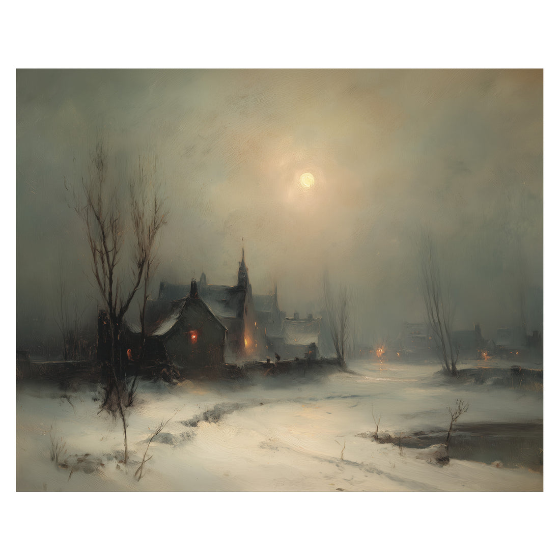 Church By The Frozen River