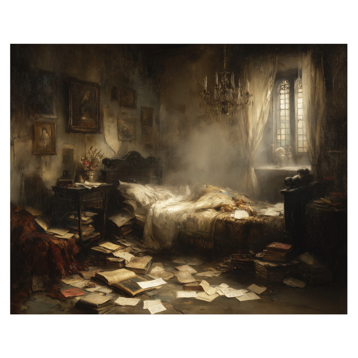Disheveled Mourning Room