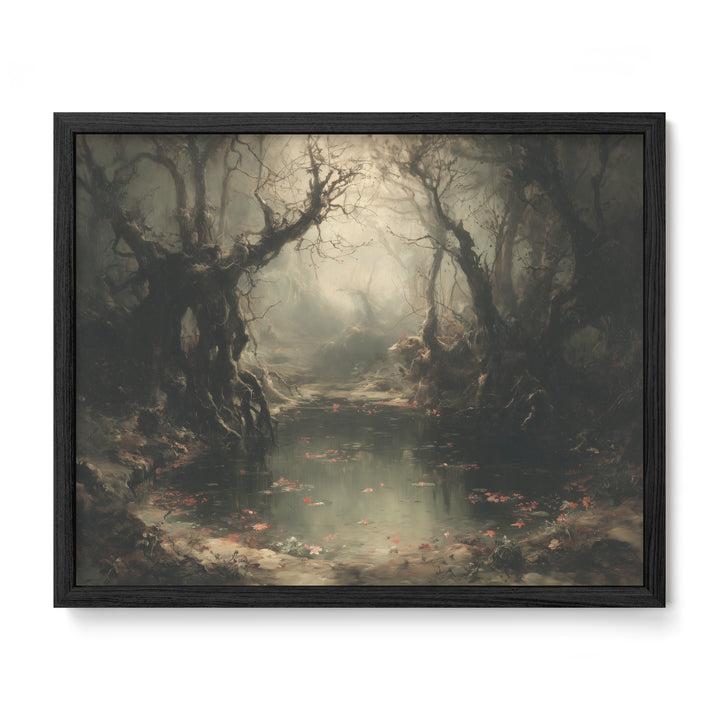 Swamp Under Gnarled Trees