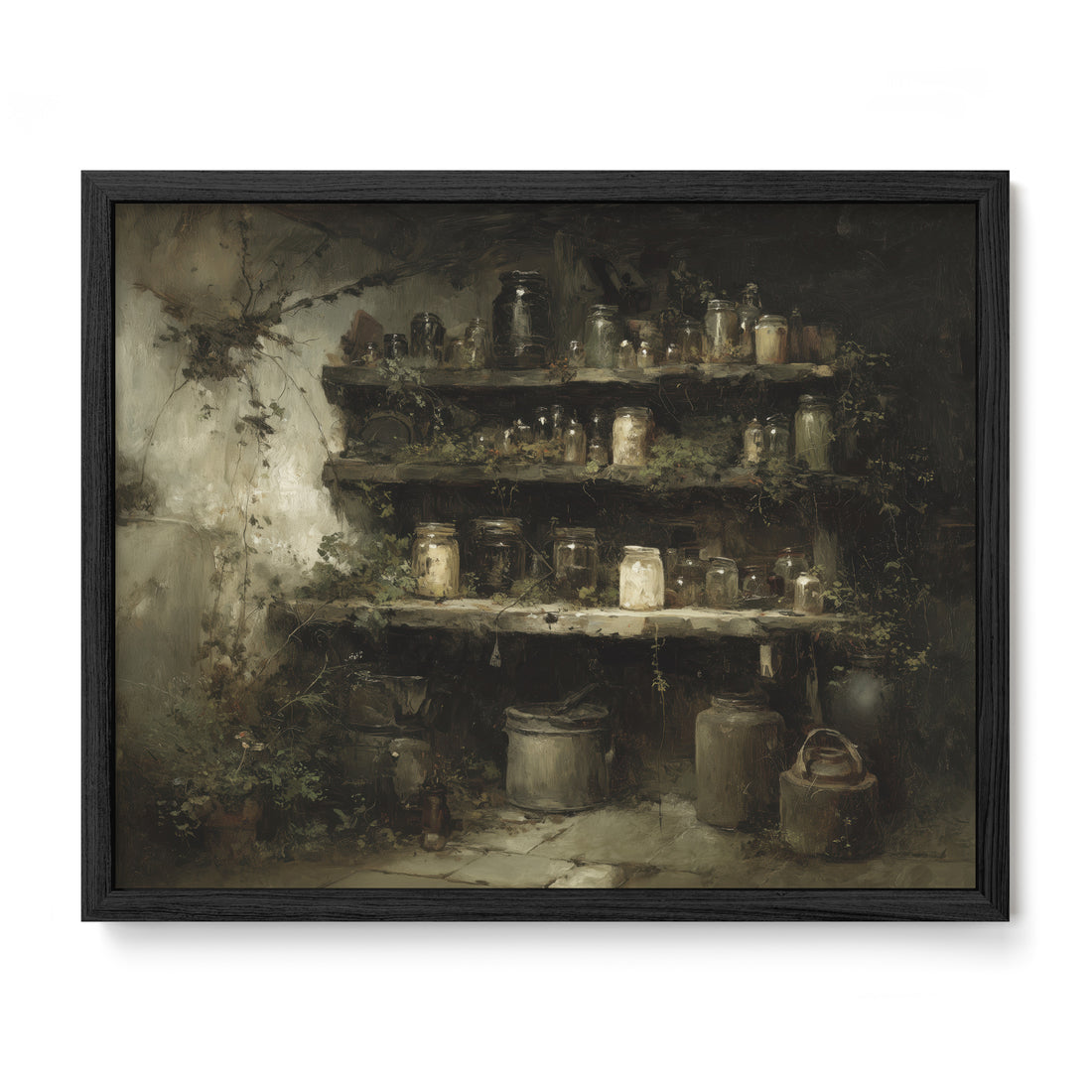 Old Apothecary Shelf