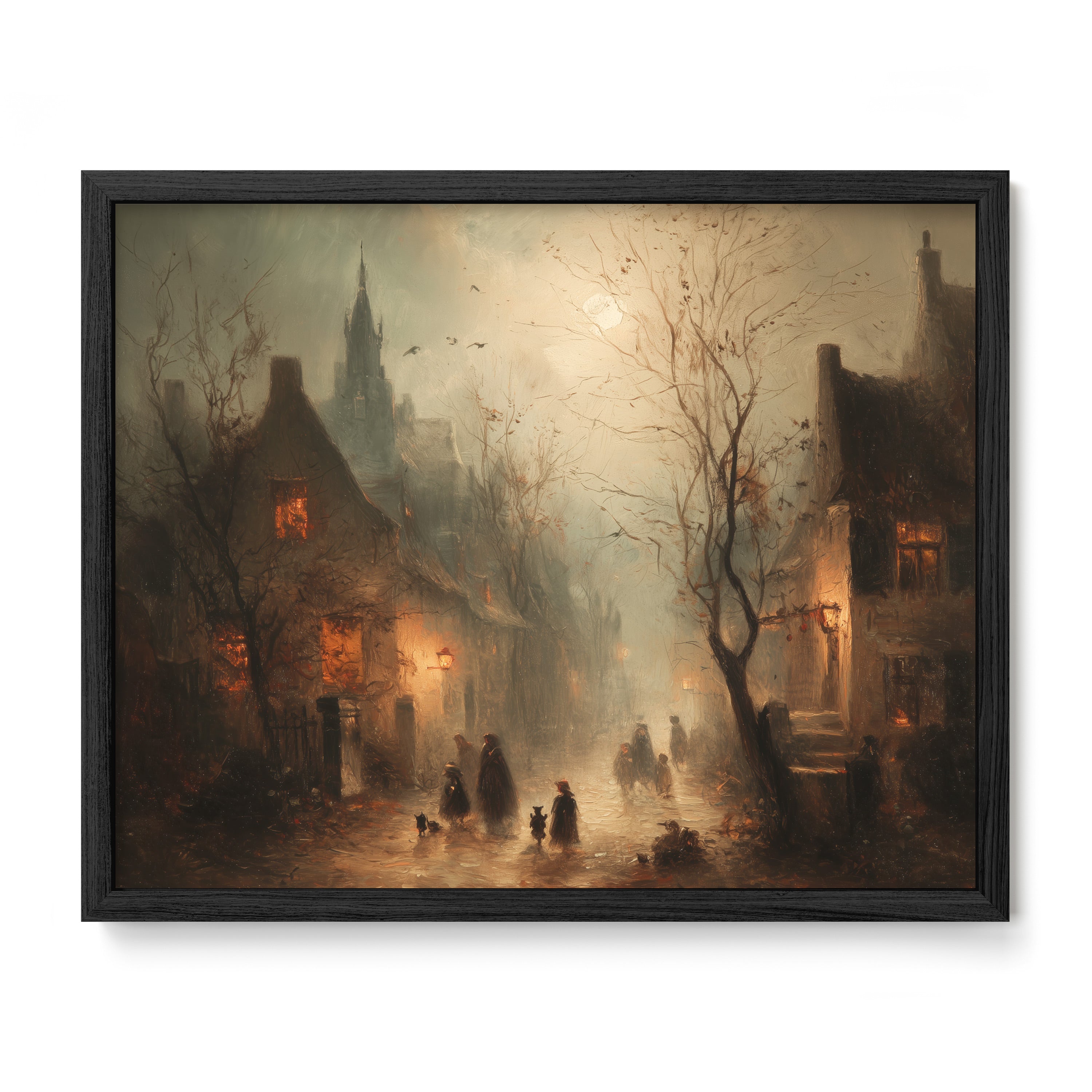 Street Lanterns at Dusk