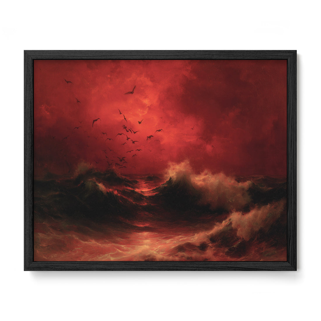 Blood Red Ocean Sky