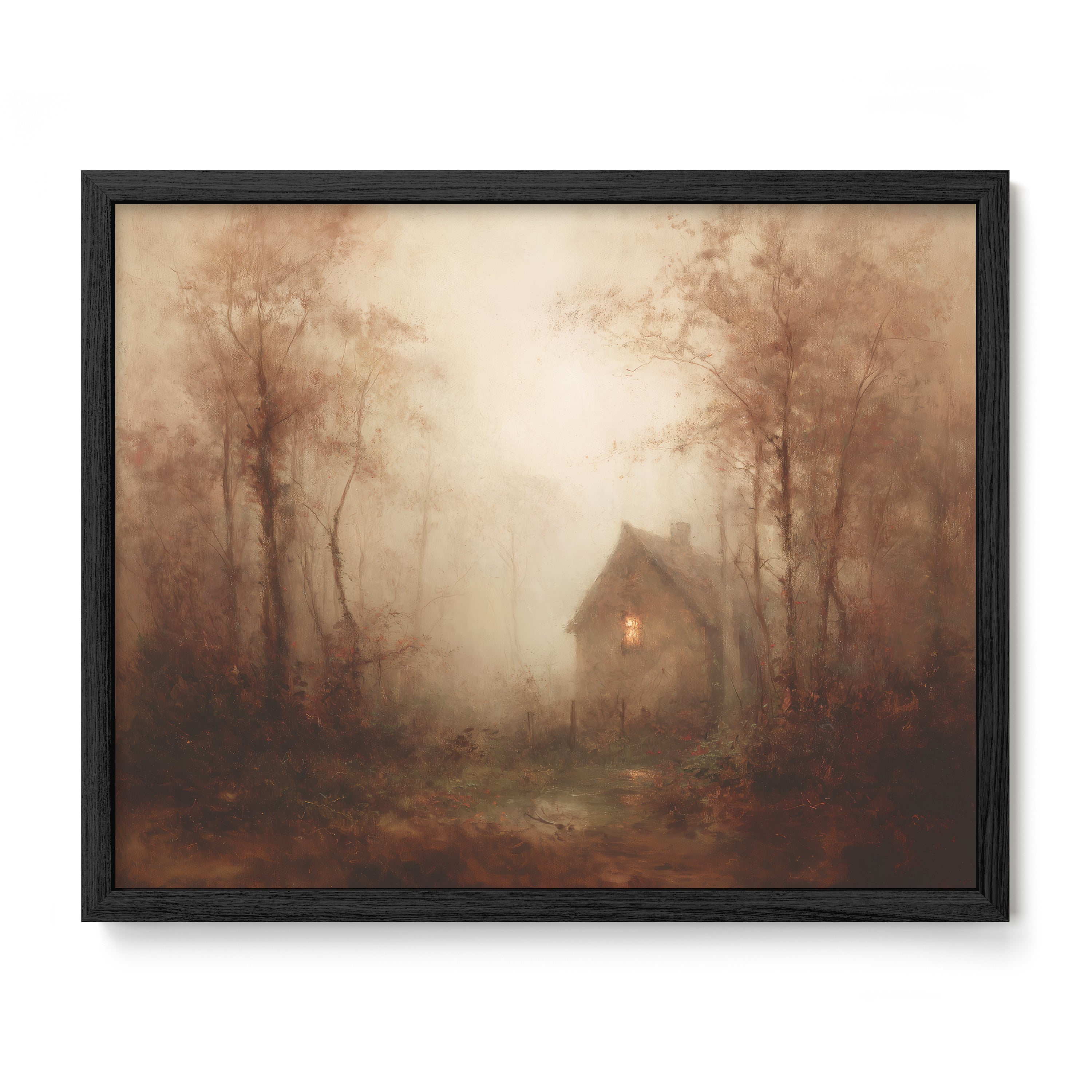Light in the Foggy Pines