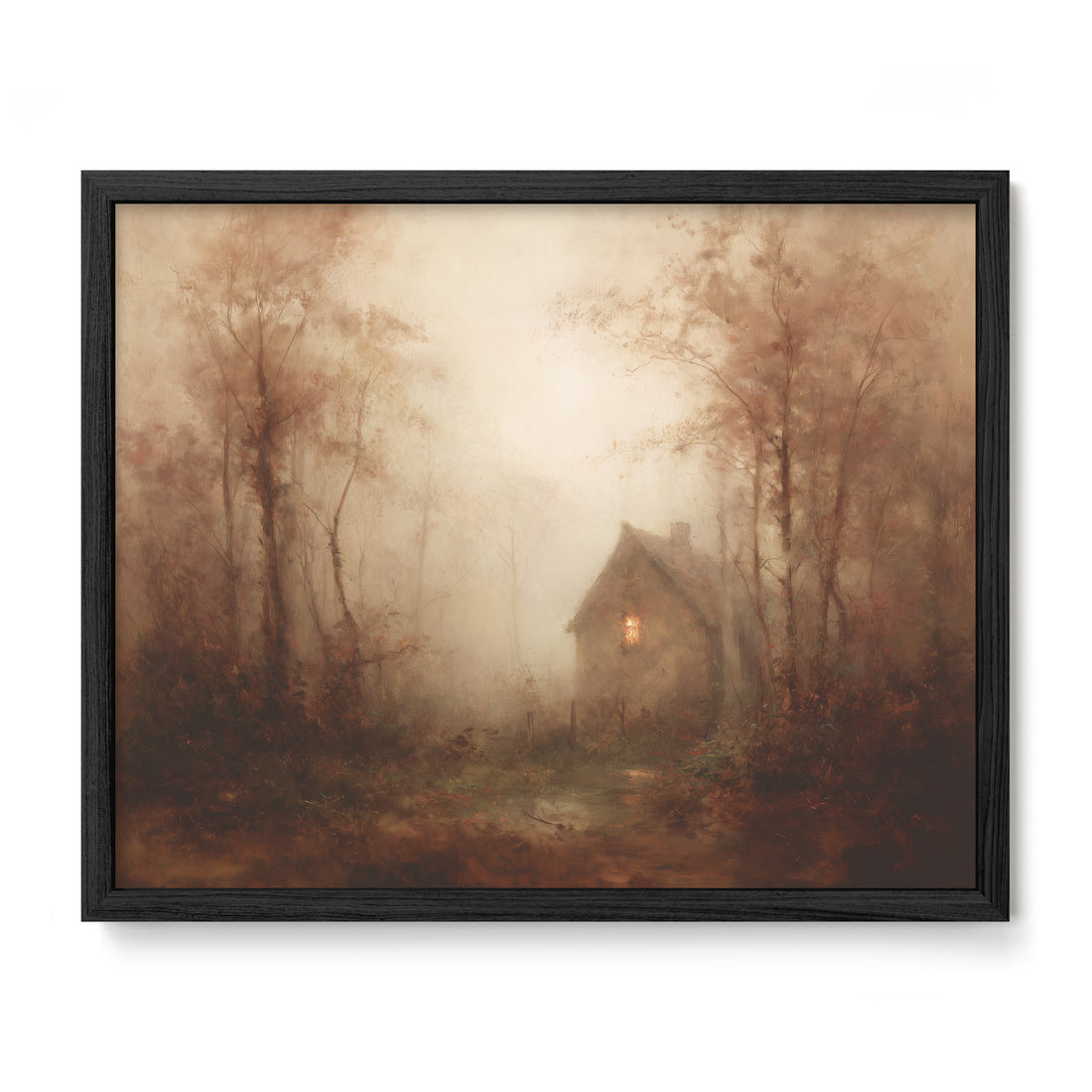 Light in the Foggy Pines