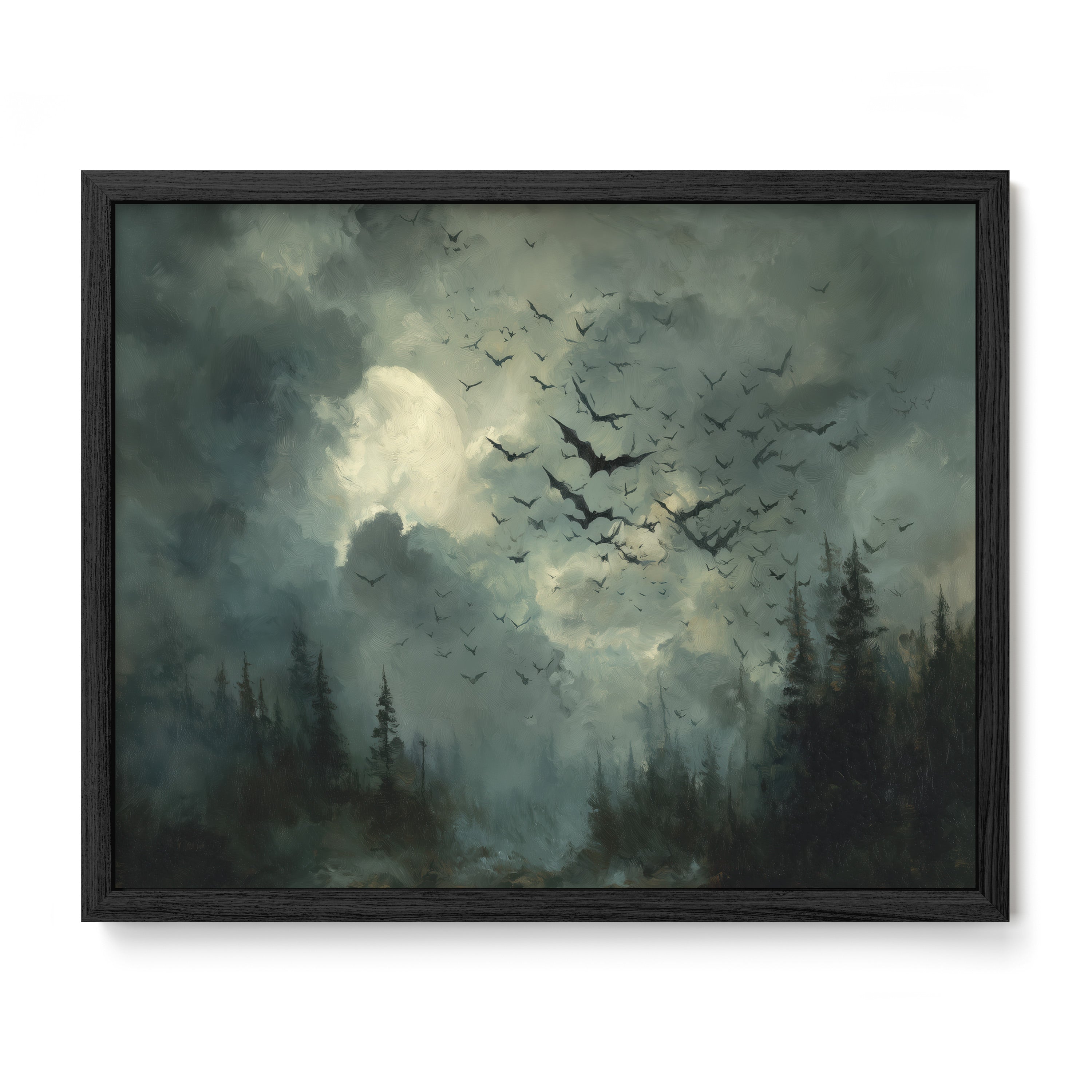 Moonrise With Bats
