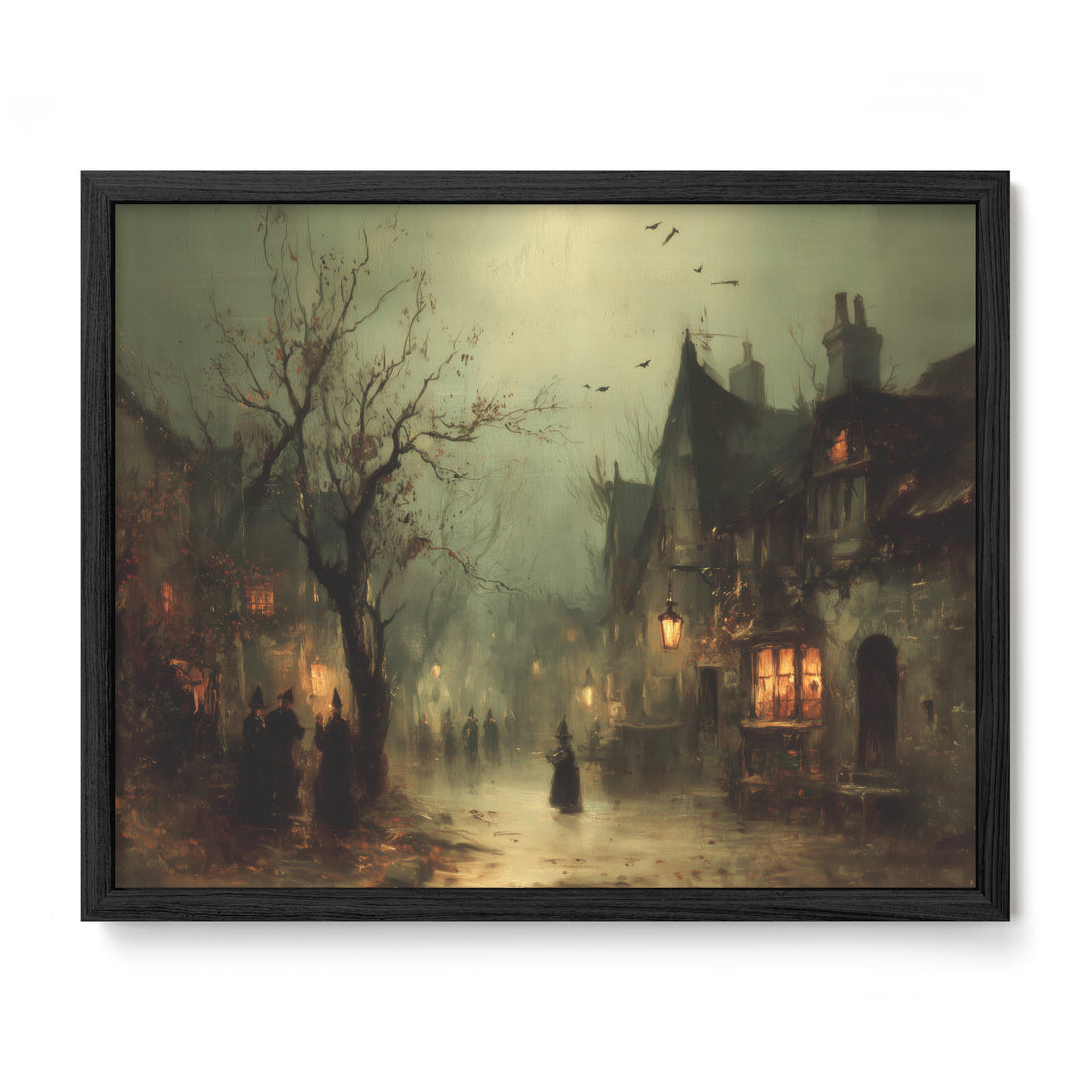 Haunted Street With Lights