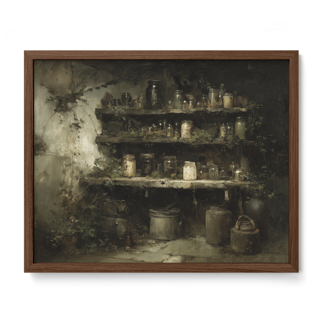 Old Apothecary Shelf