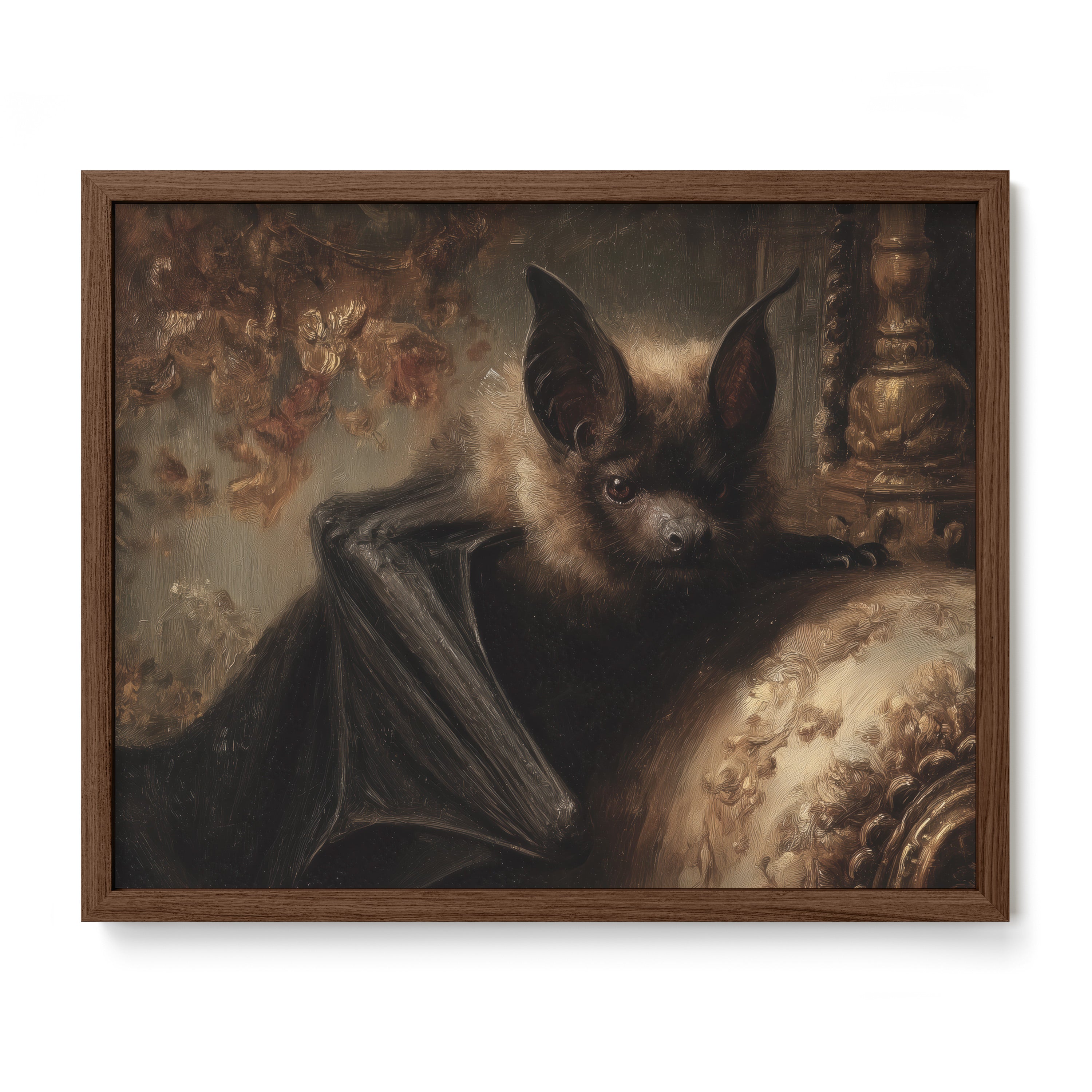 Bat Resting on Chair