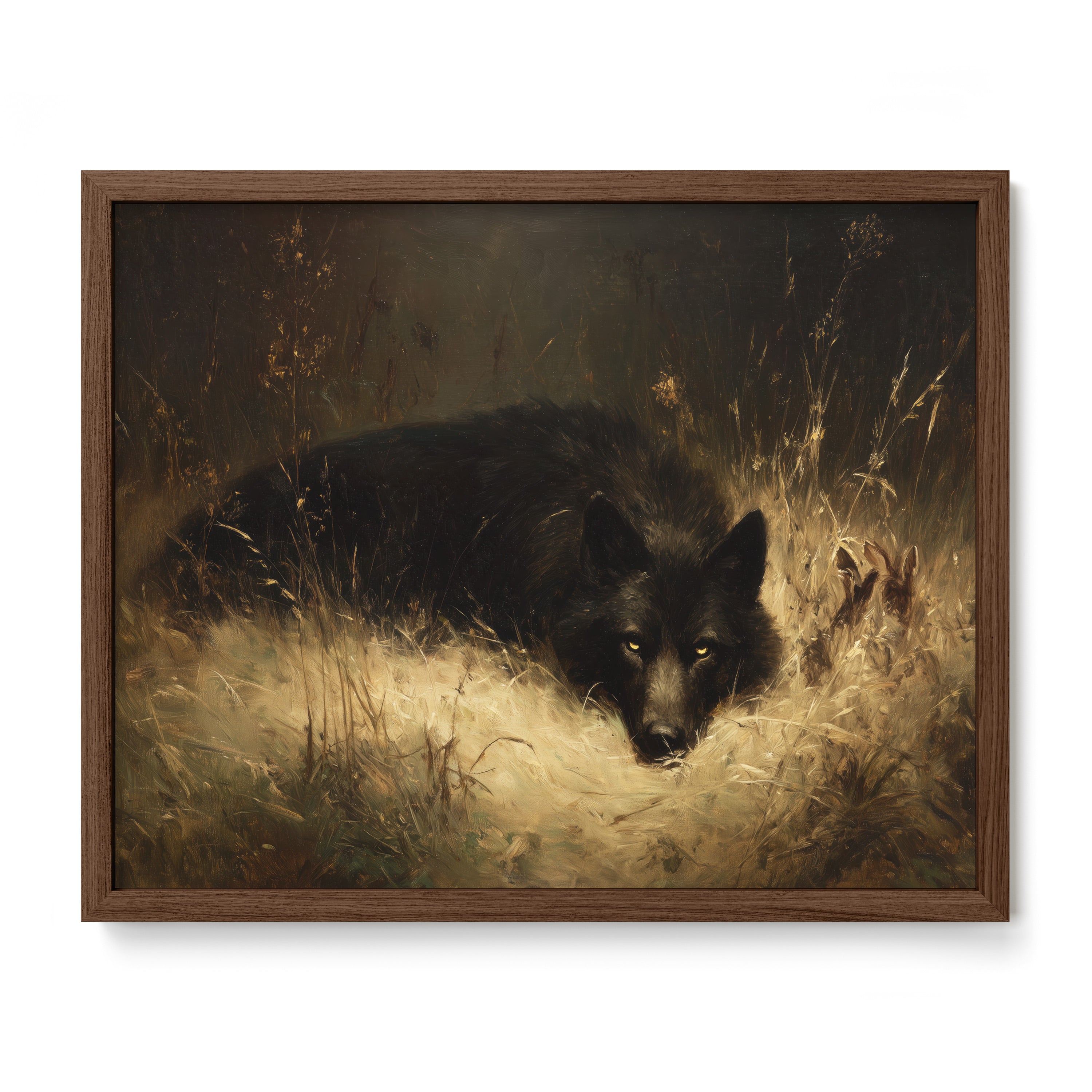 Wolf In Straw