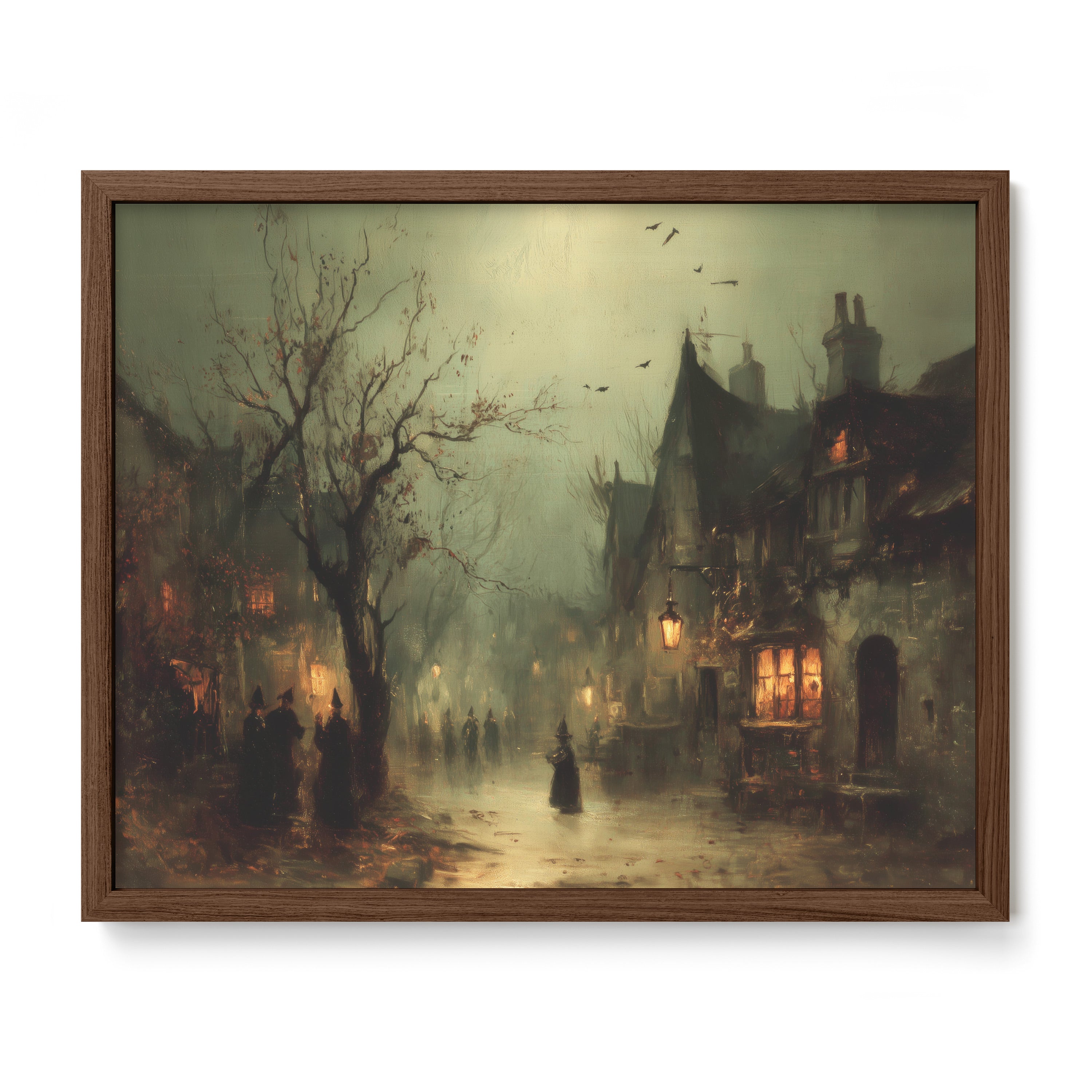 Haunted Street With Lights