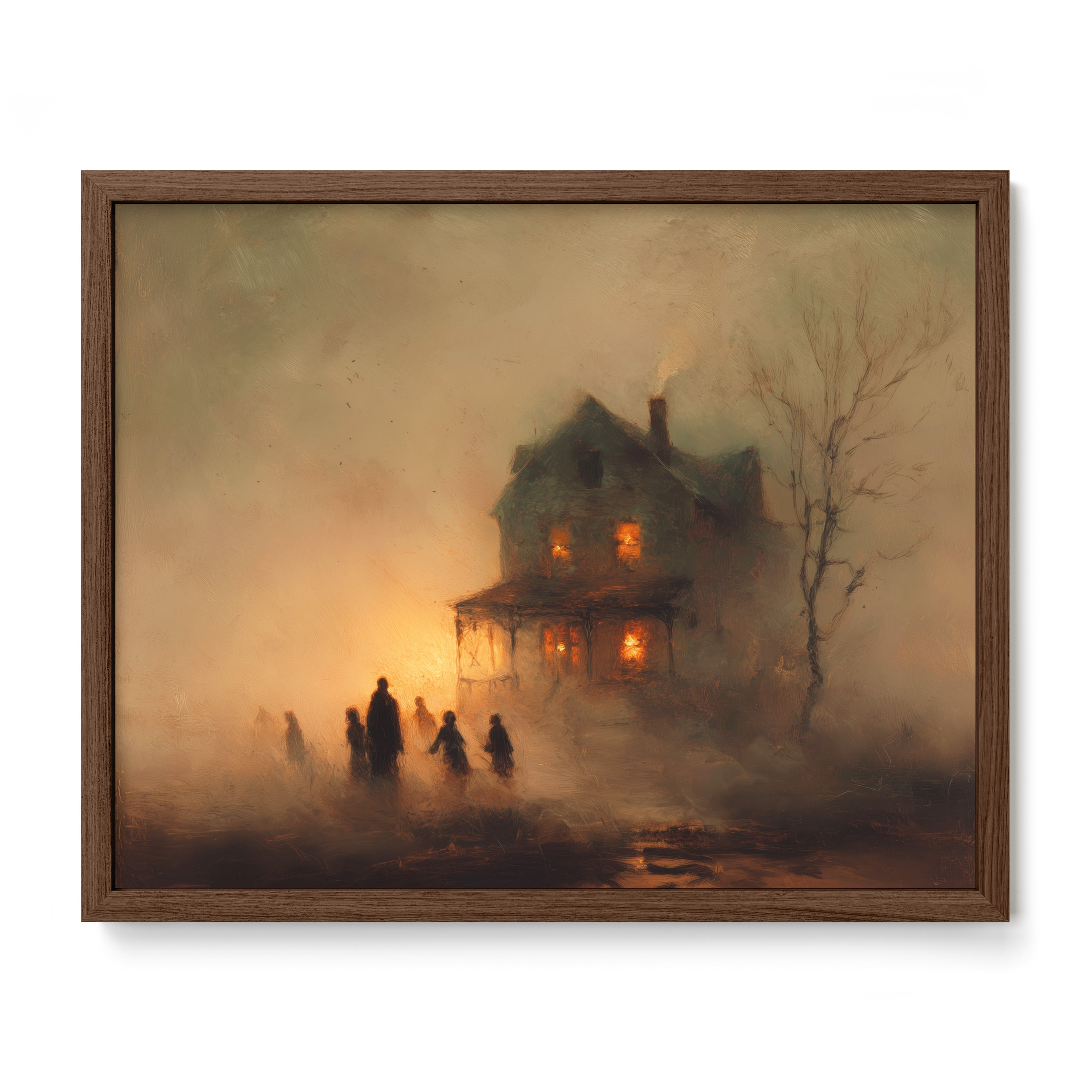 Haunted House In Fog