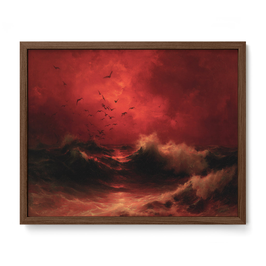 Blood Red Ocean Sky