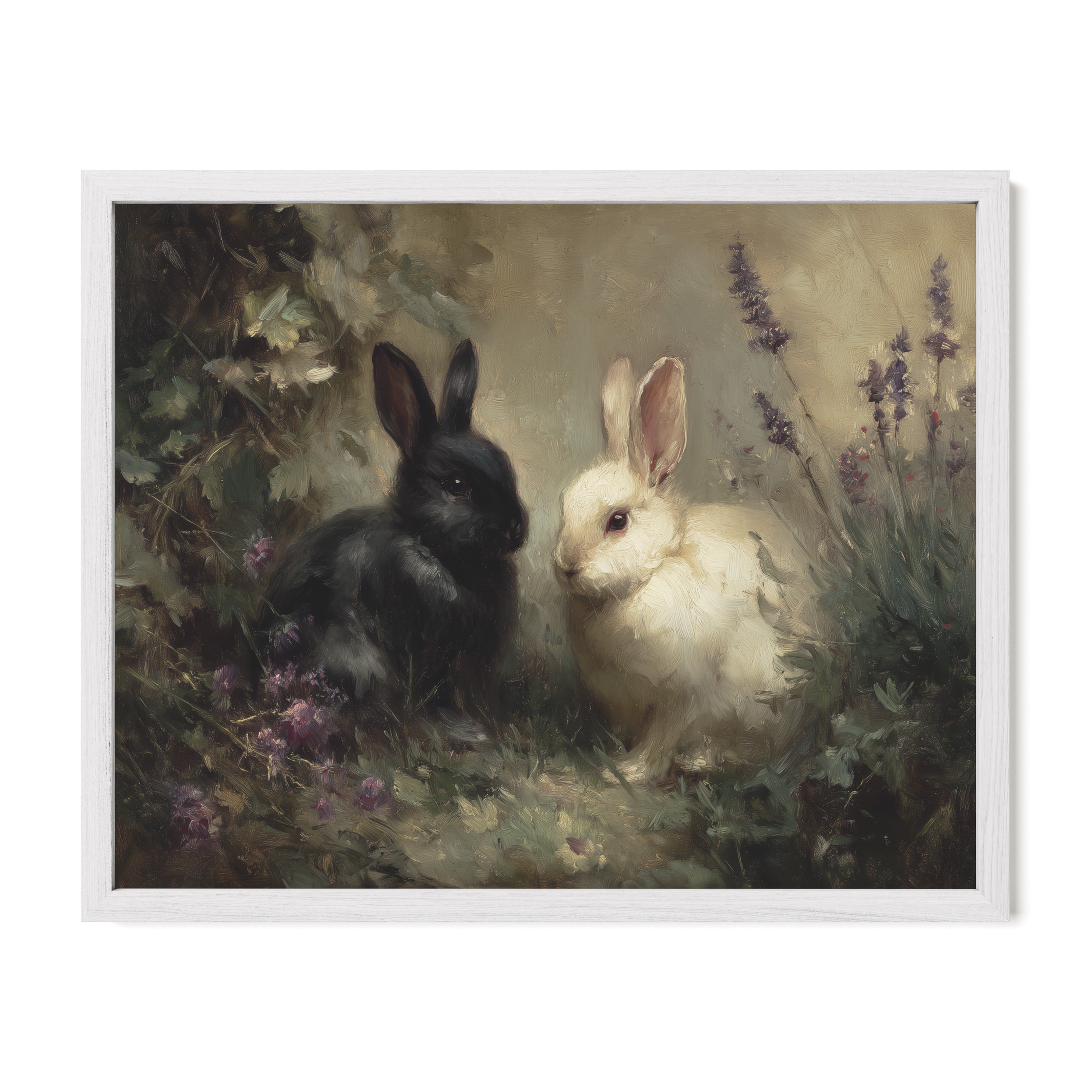 Black And White Rabbits