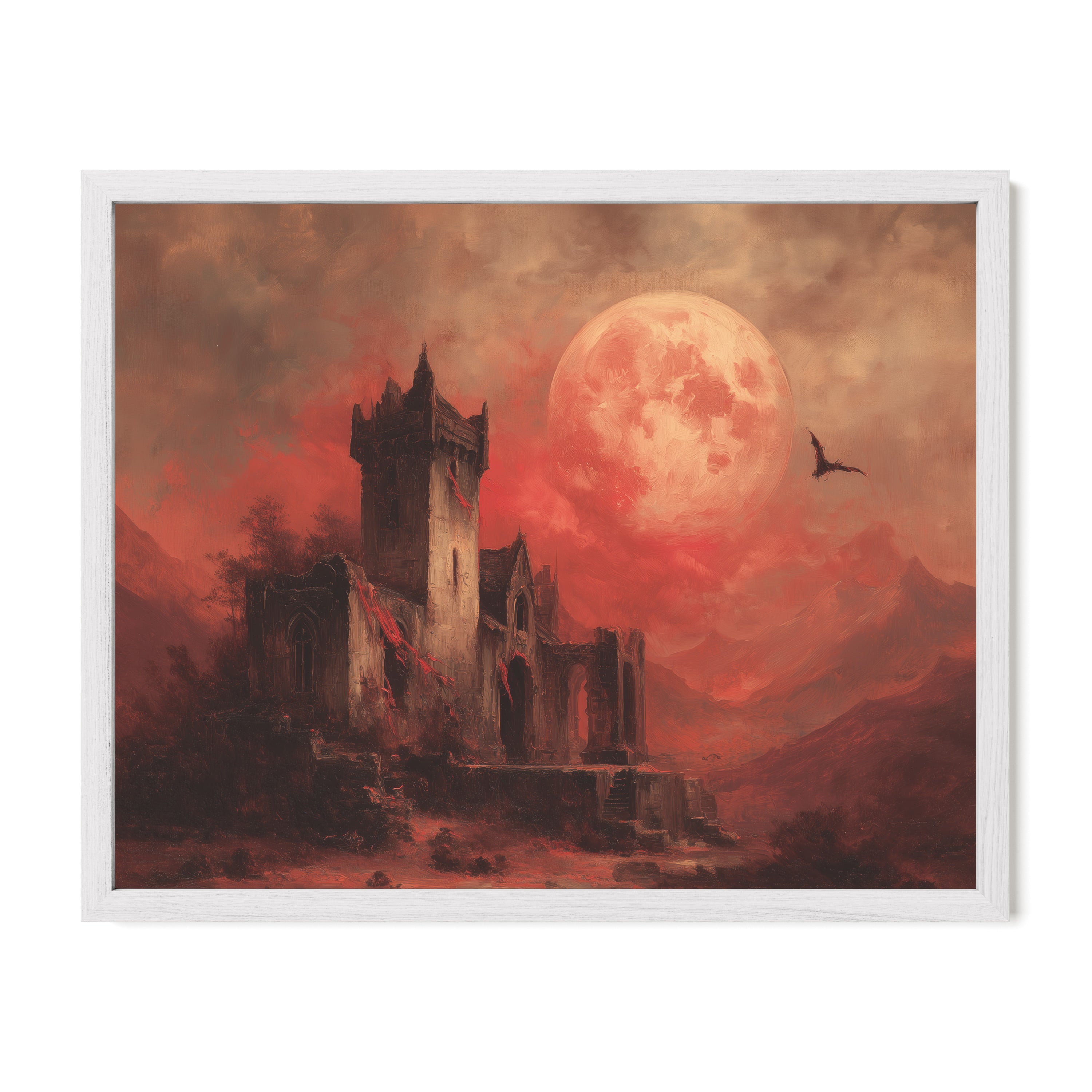 Castle Under Red Moon
